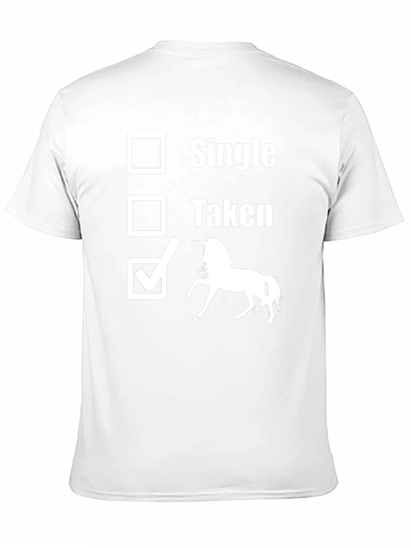 Unicorn Taken Funny Graphic T-Shirt
