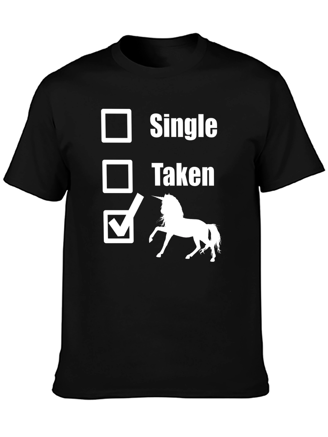 Unicorn Taken Funny Graphic T-Shirt