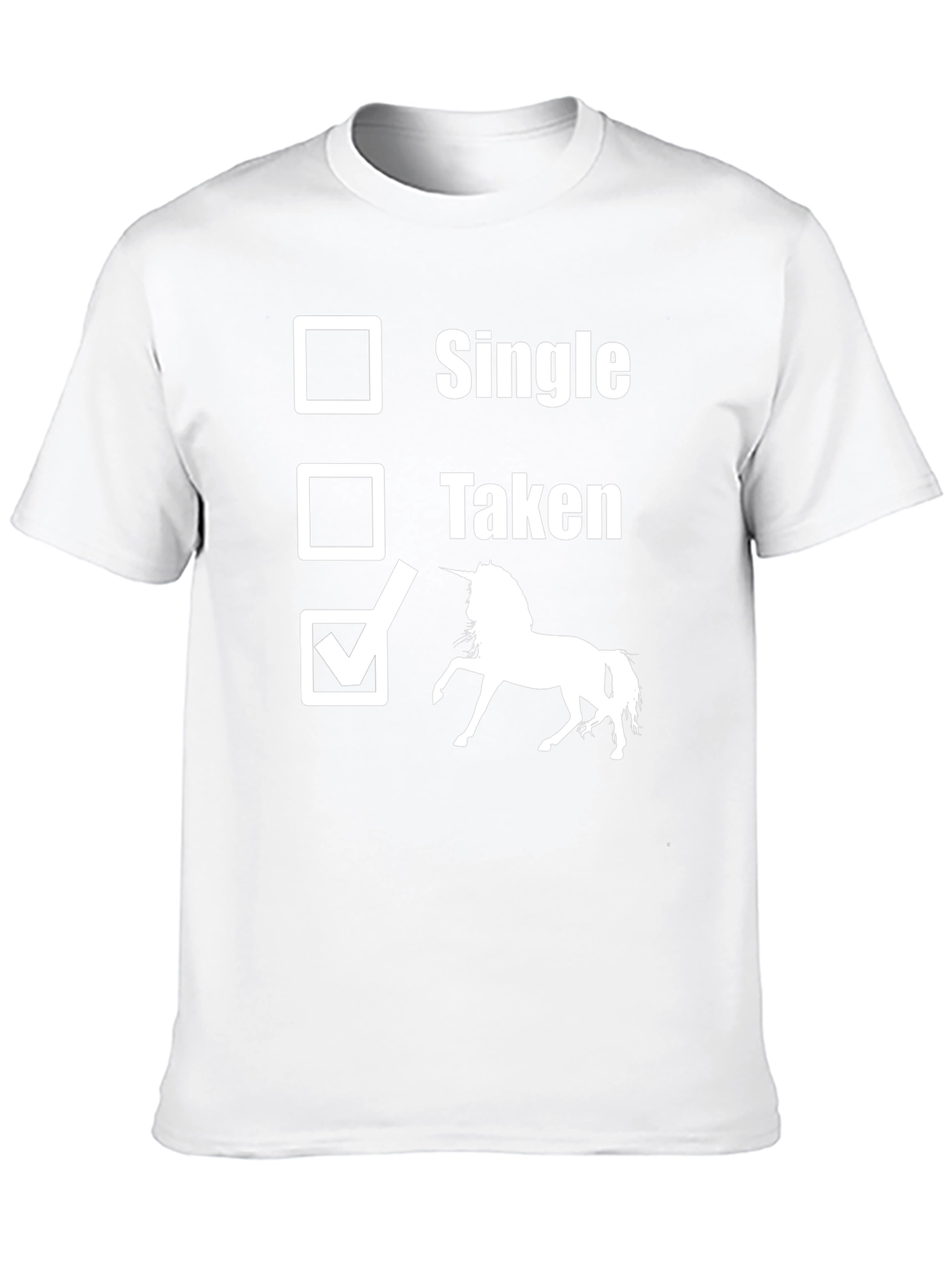 Unicorn Taken Funny Graphic T-Shirt
