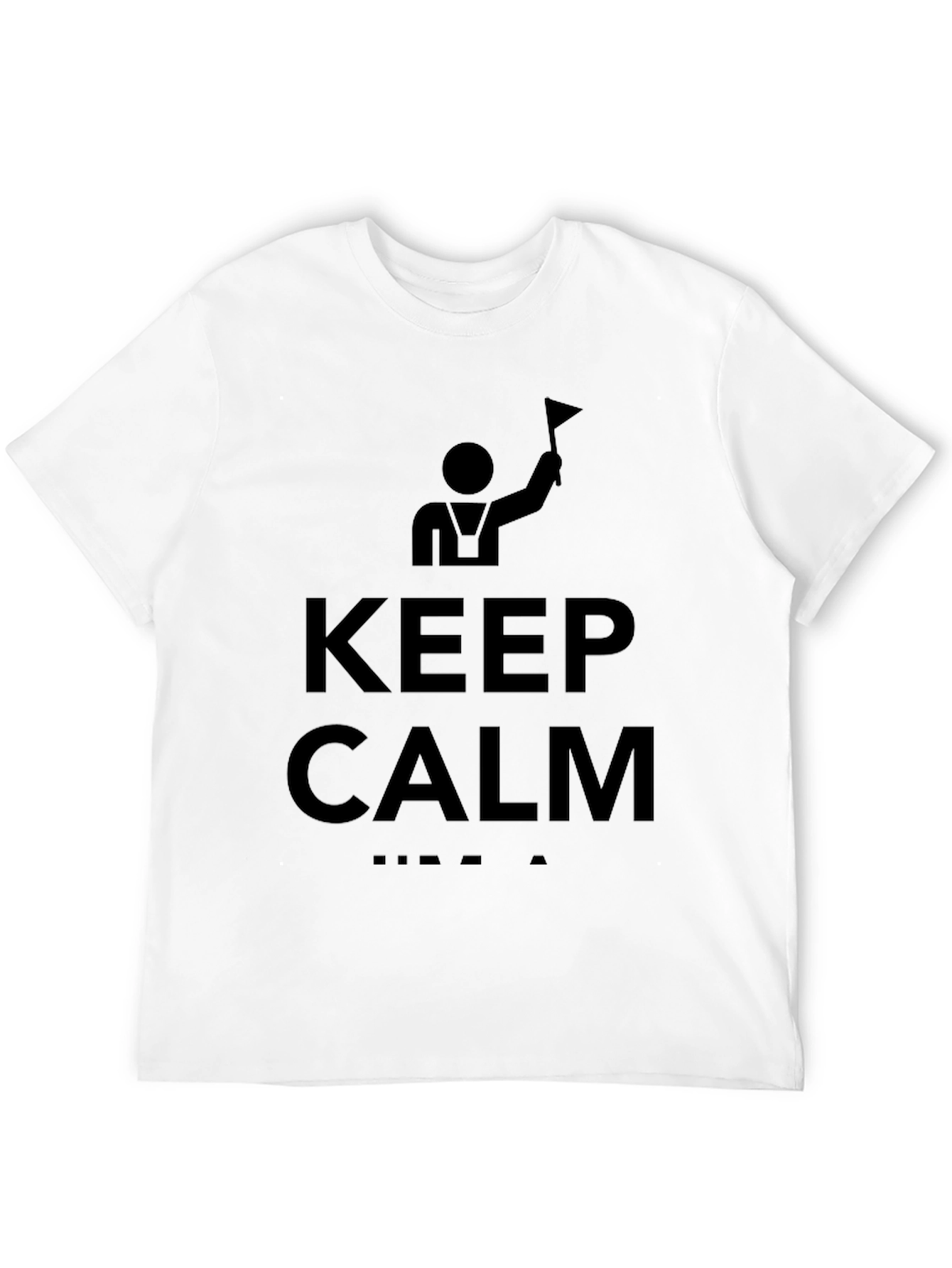 Keep Calm T-Shirt - Black Graphic Tee