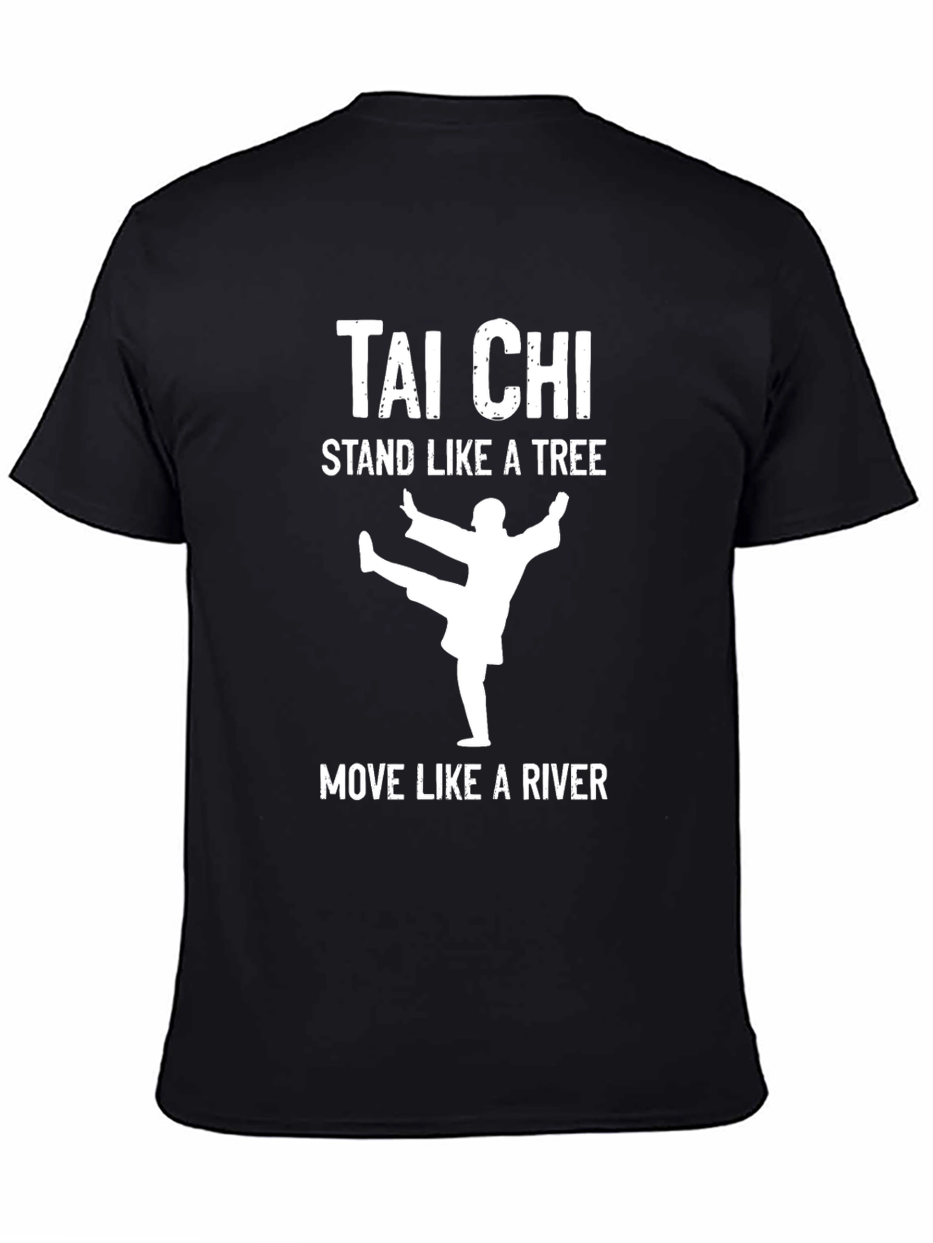 Tai Chi Graphic T-Shirt - Stand Like a Tree