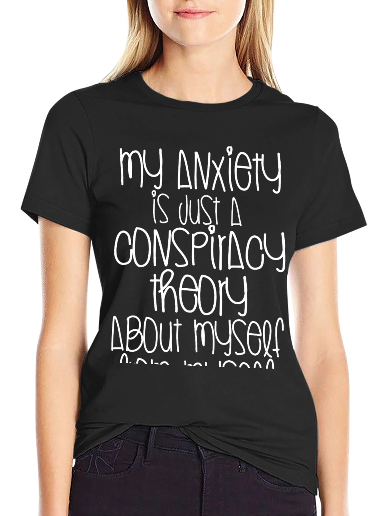 Anxiety Conspiracy Theory Graphic Tee