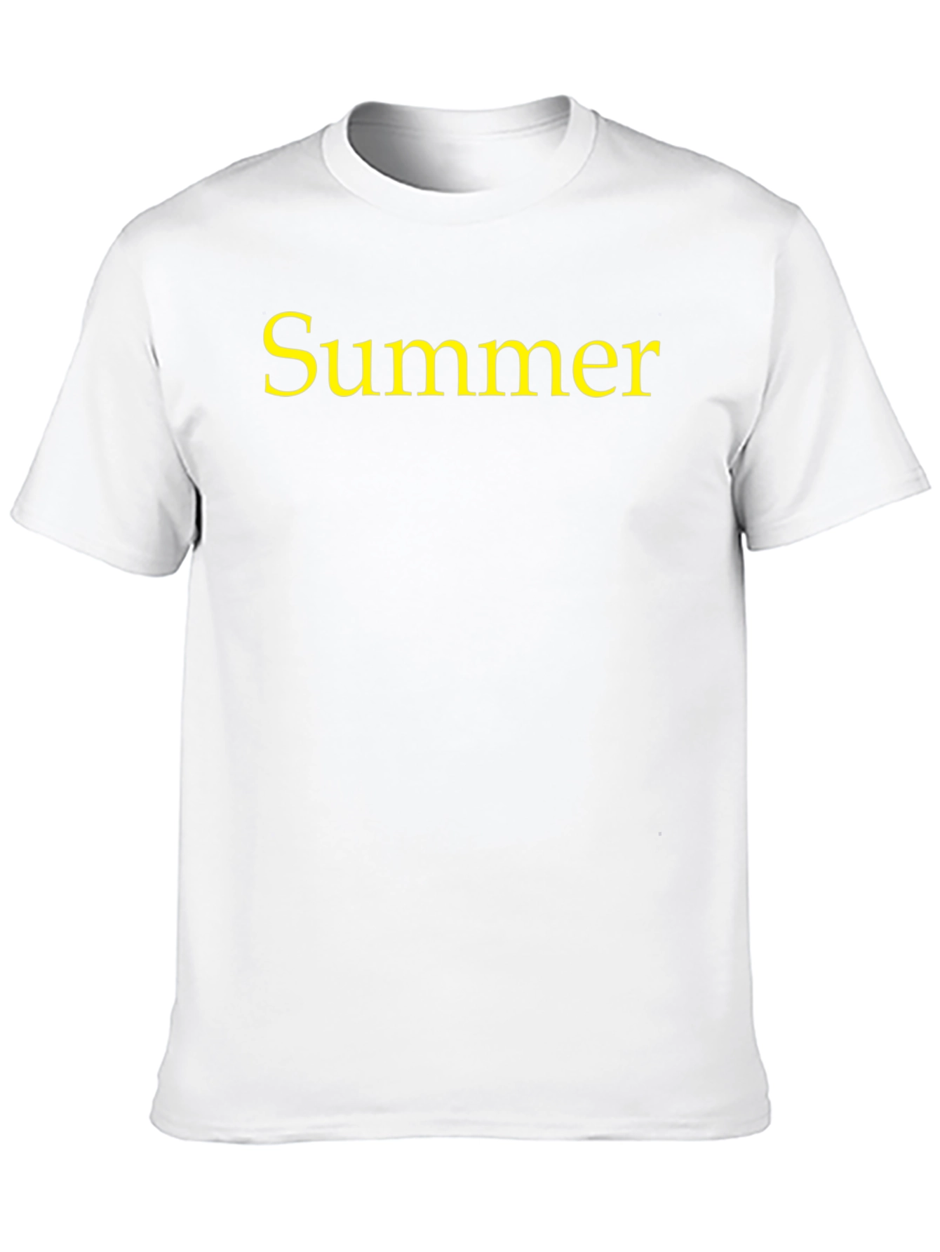 Summer Graphic Tee - Black Cotton Blend