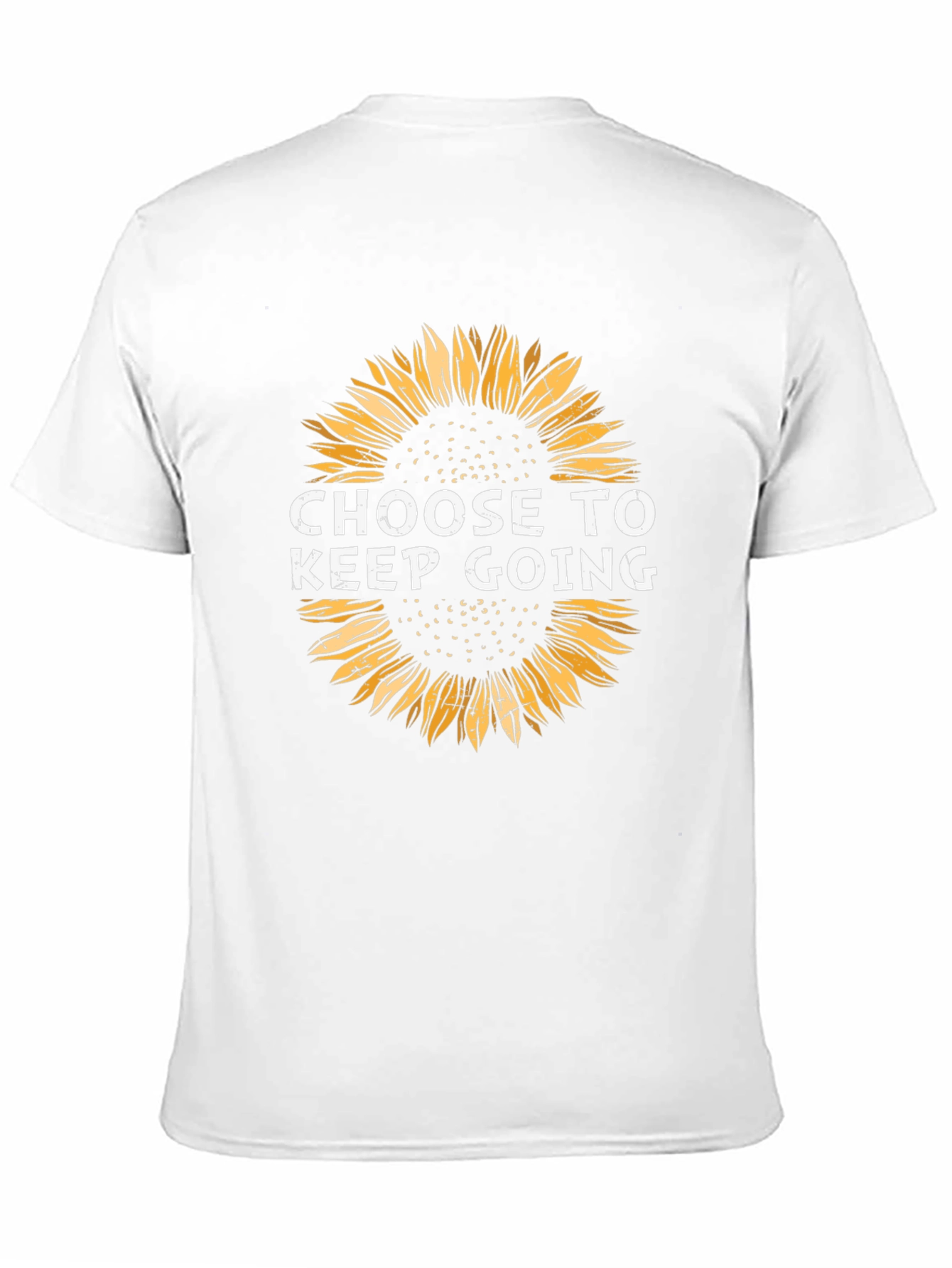 Choose to Keep Going Sunflower Graphic Tee - Black