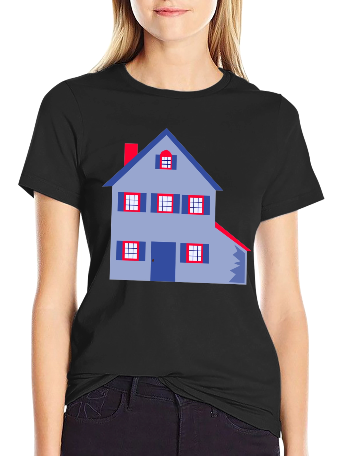 House Graphic T-Shirt - Casual Wear