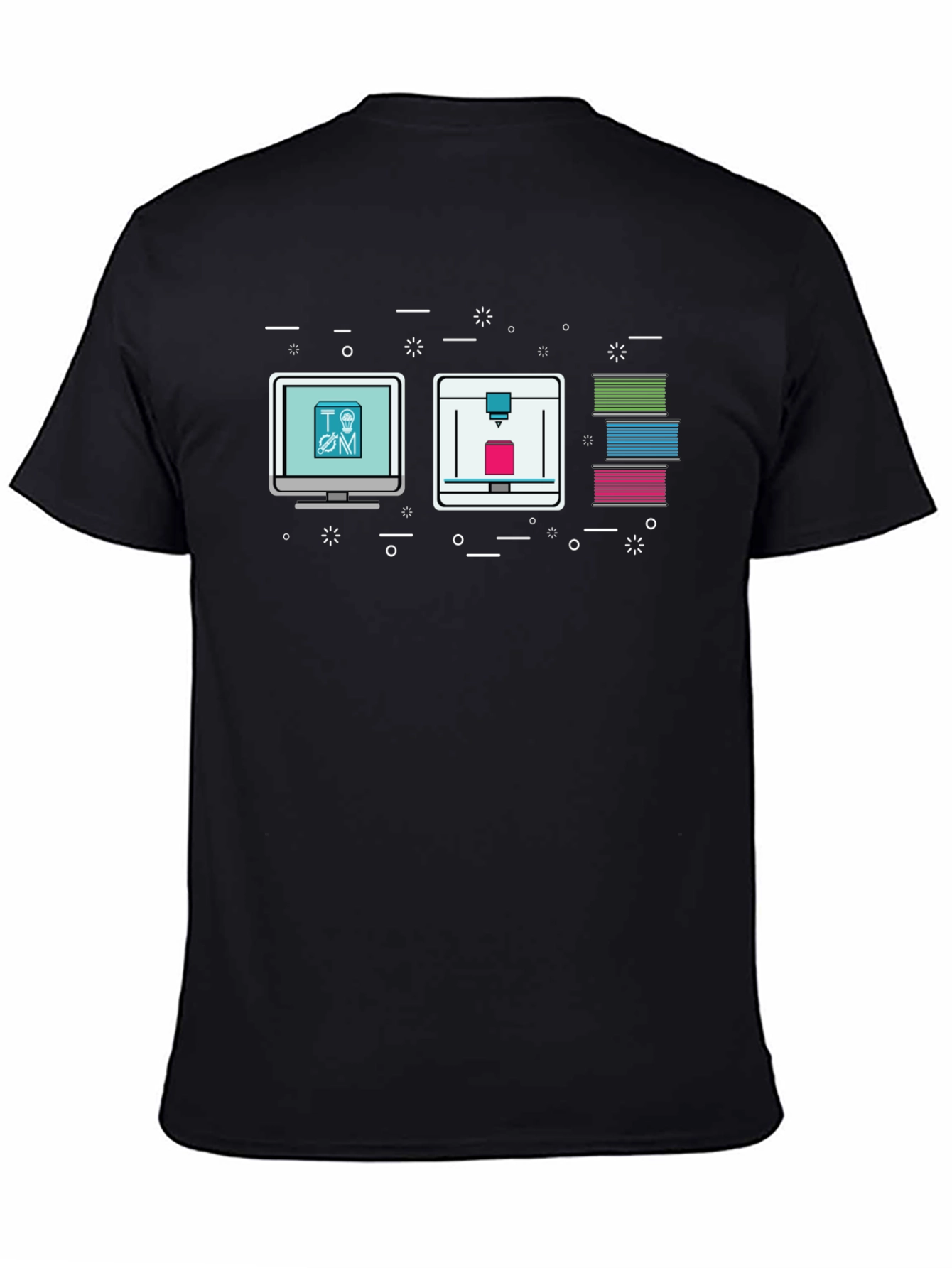 3D Printing Graphic T-Shirt