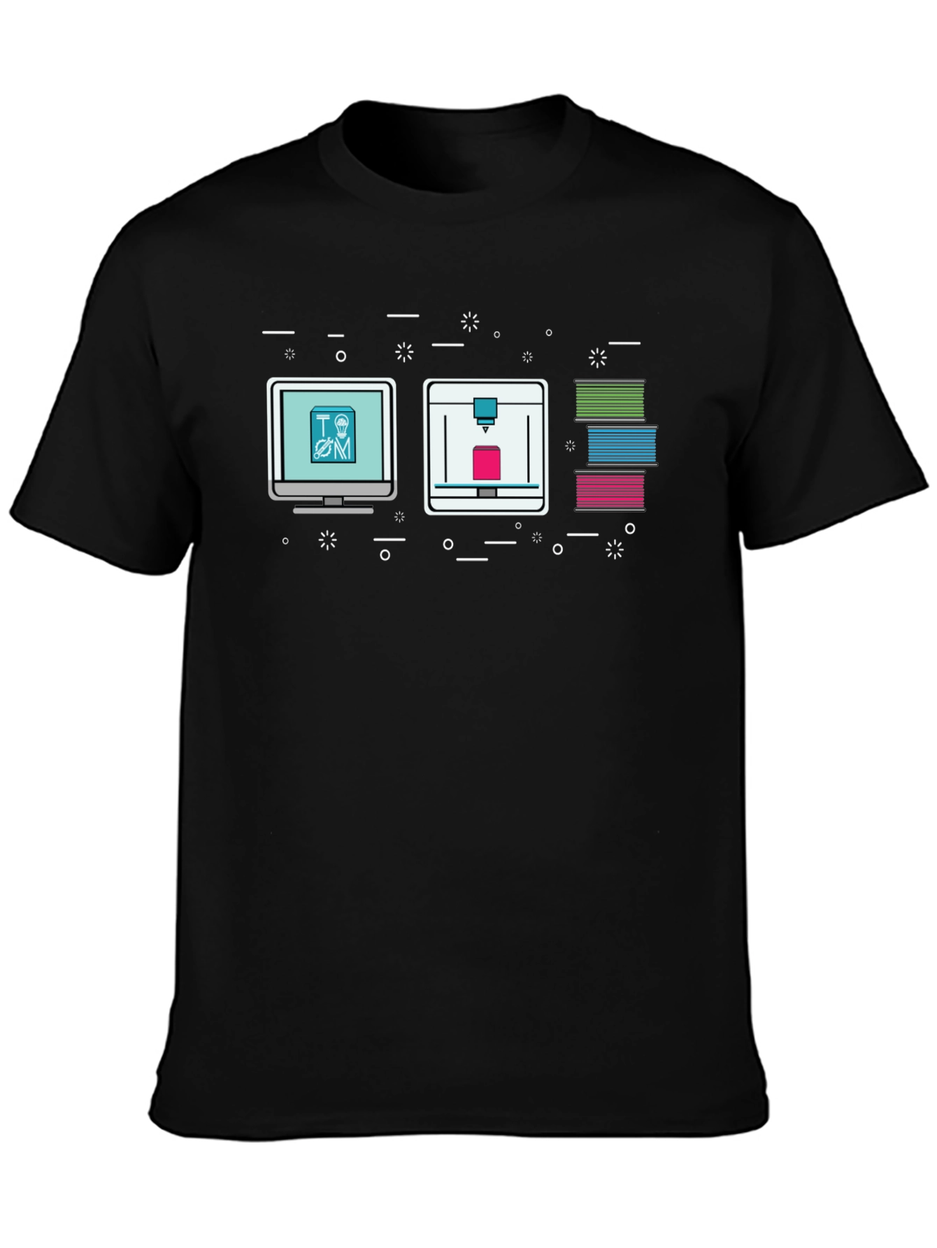 3D Printing Graphic T-Shirt