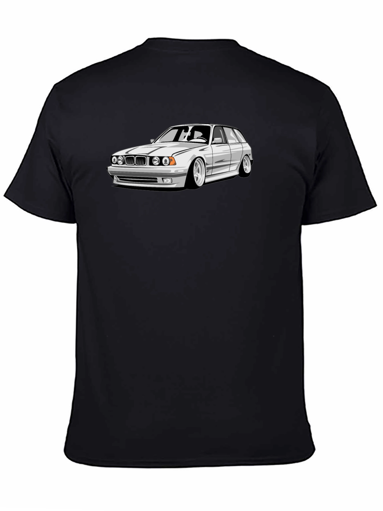 Car Graphic Black Tee - Automotive Enthusiast Apparel