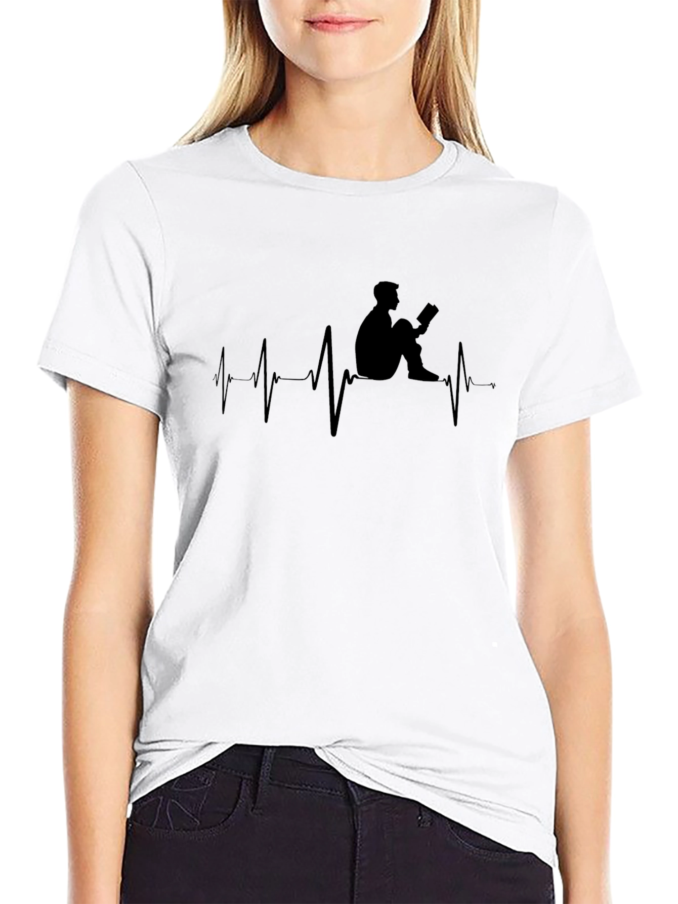 Readers Heartbeat T-Shirt - Book Lover Tee