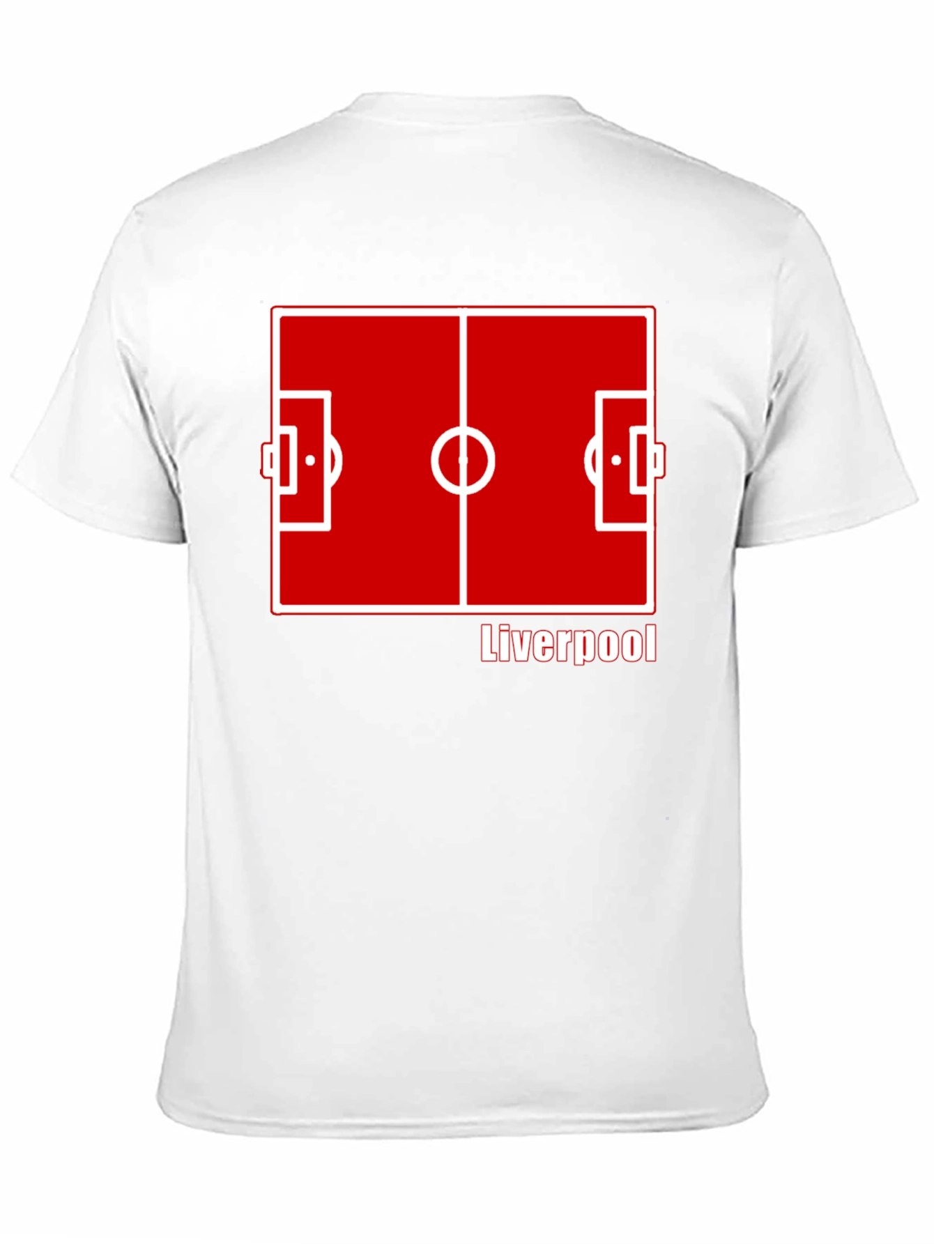 Liverpool FC Pitch T-Shirt - Black Cotton Soccer Tee