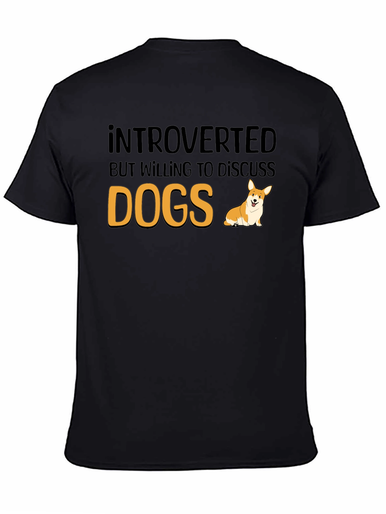 Introverted Dog Lover T-Shirt - Funny Pet Owner Tee