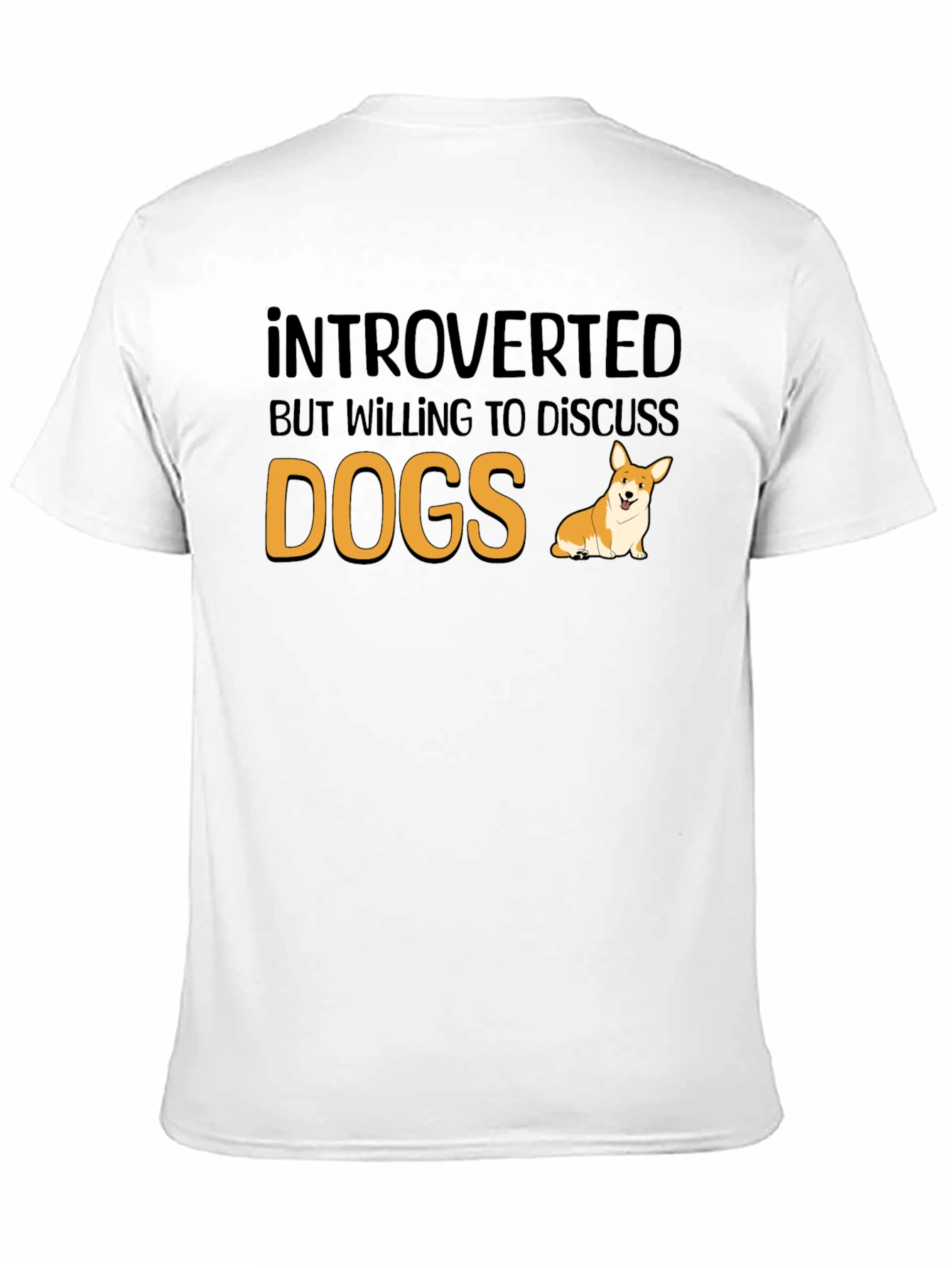 Introverted Dog Lover T-Shirt - Funny Pet Owner Tee
