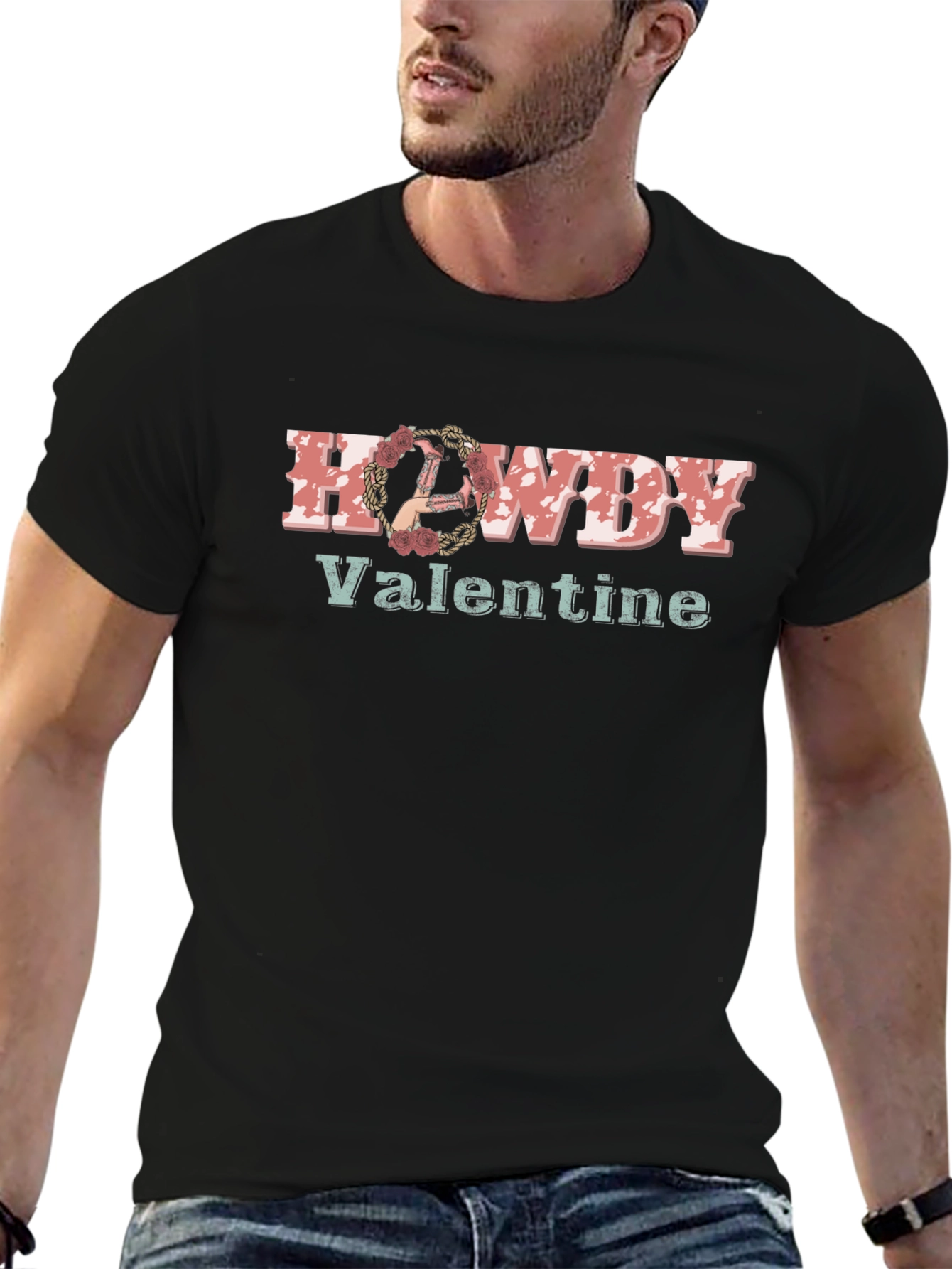 Howdy Valentine Graphic Tee - Western Love