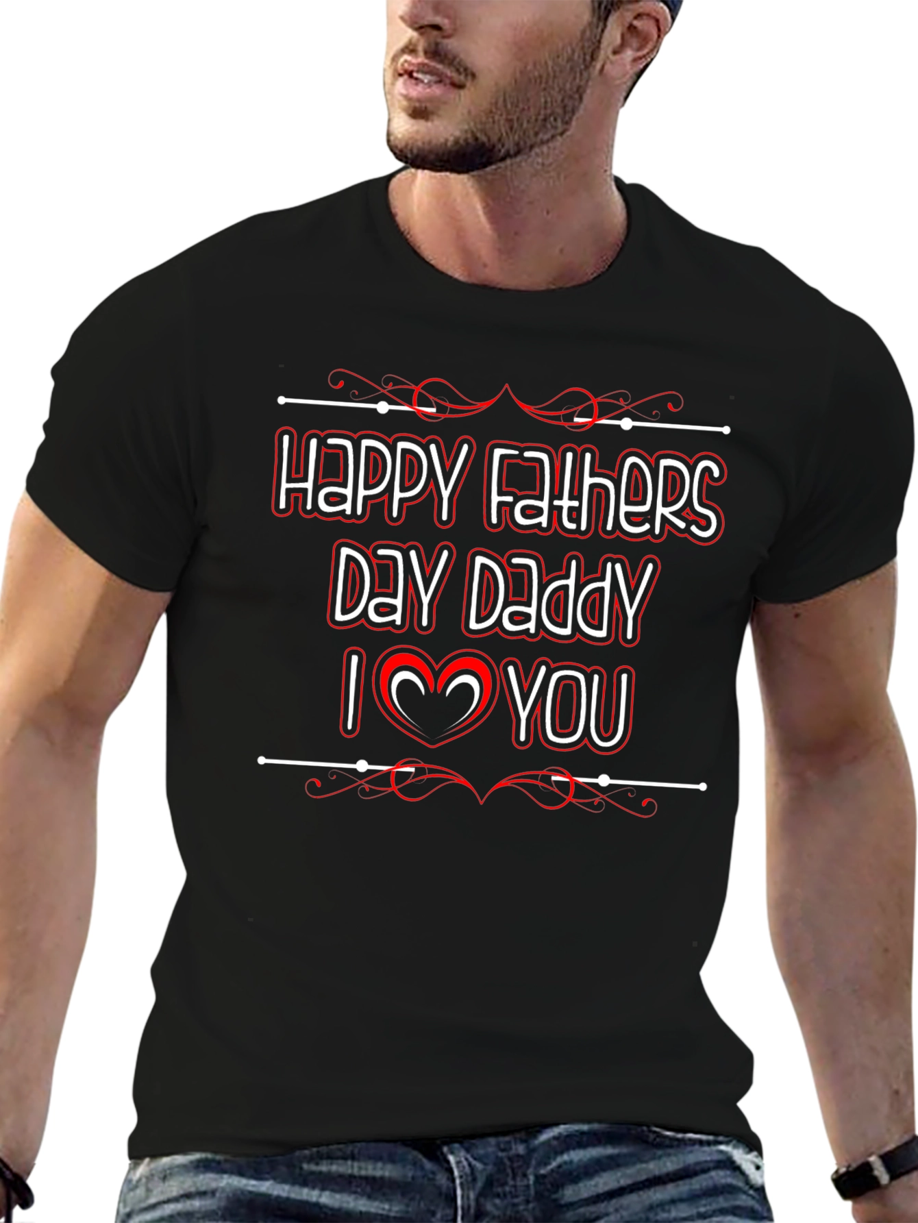 Happy Fathers Day Daddy Graphic T-Shirt