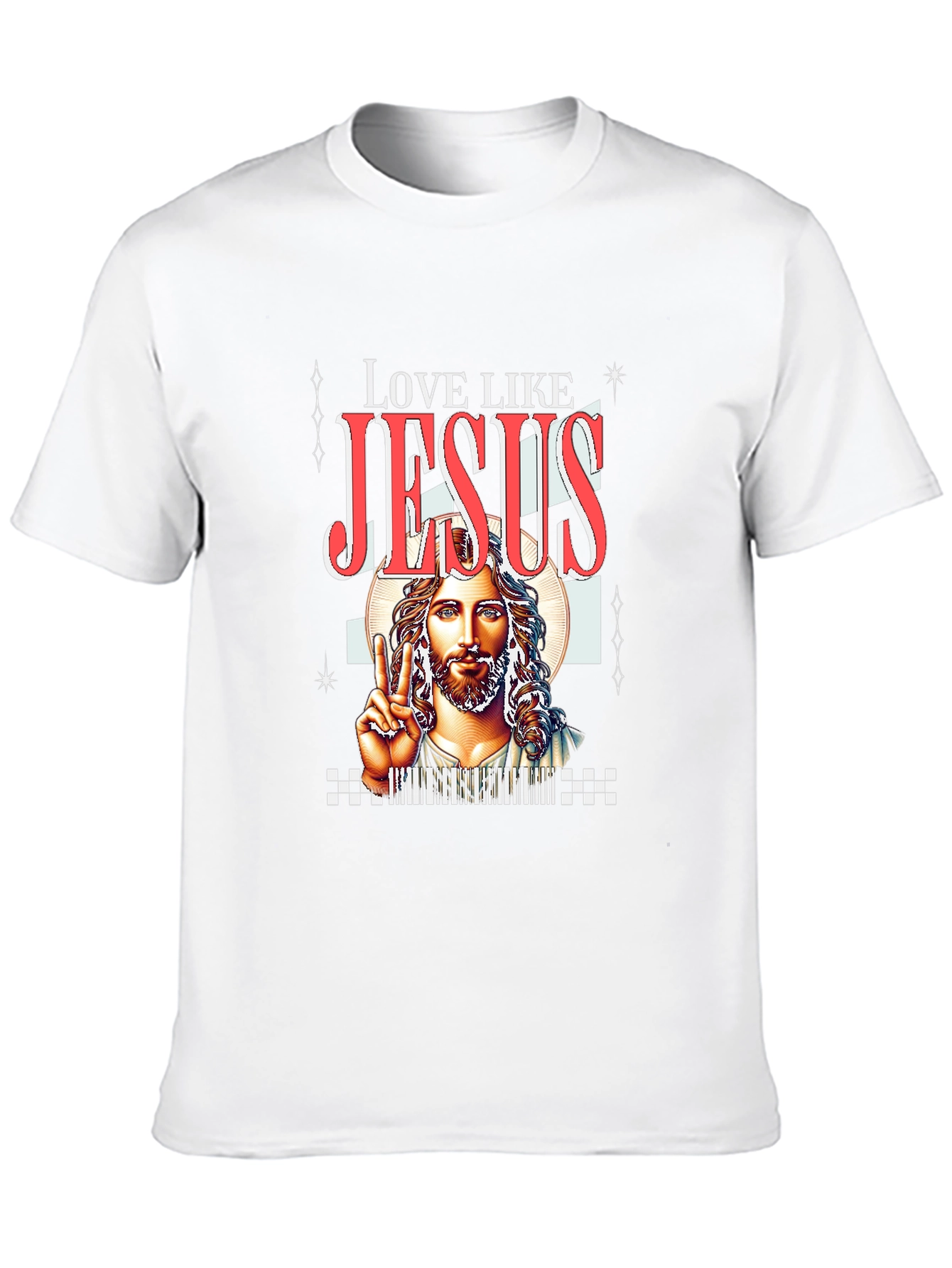 Love Like Jesus Graphic Tee - Black