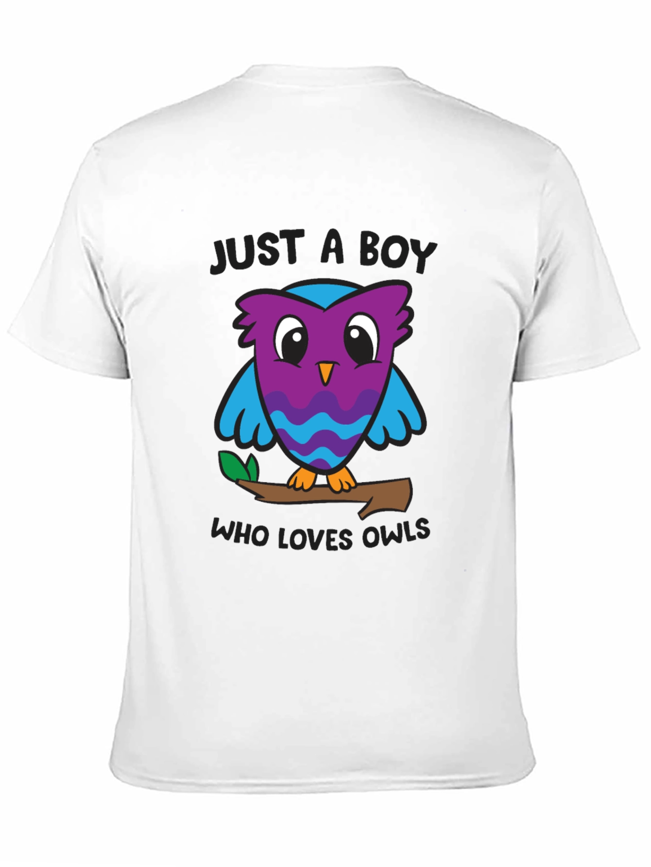 Just A Boy Who Loves Owls Graphic T-Shirt