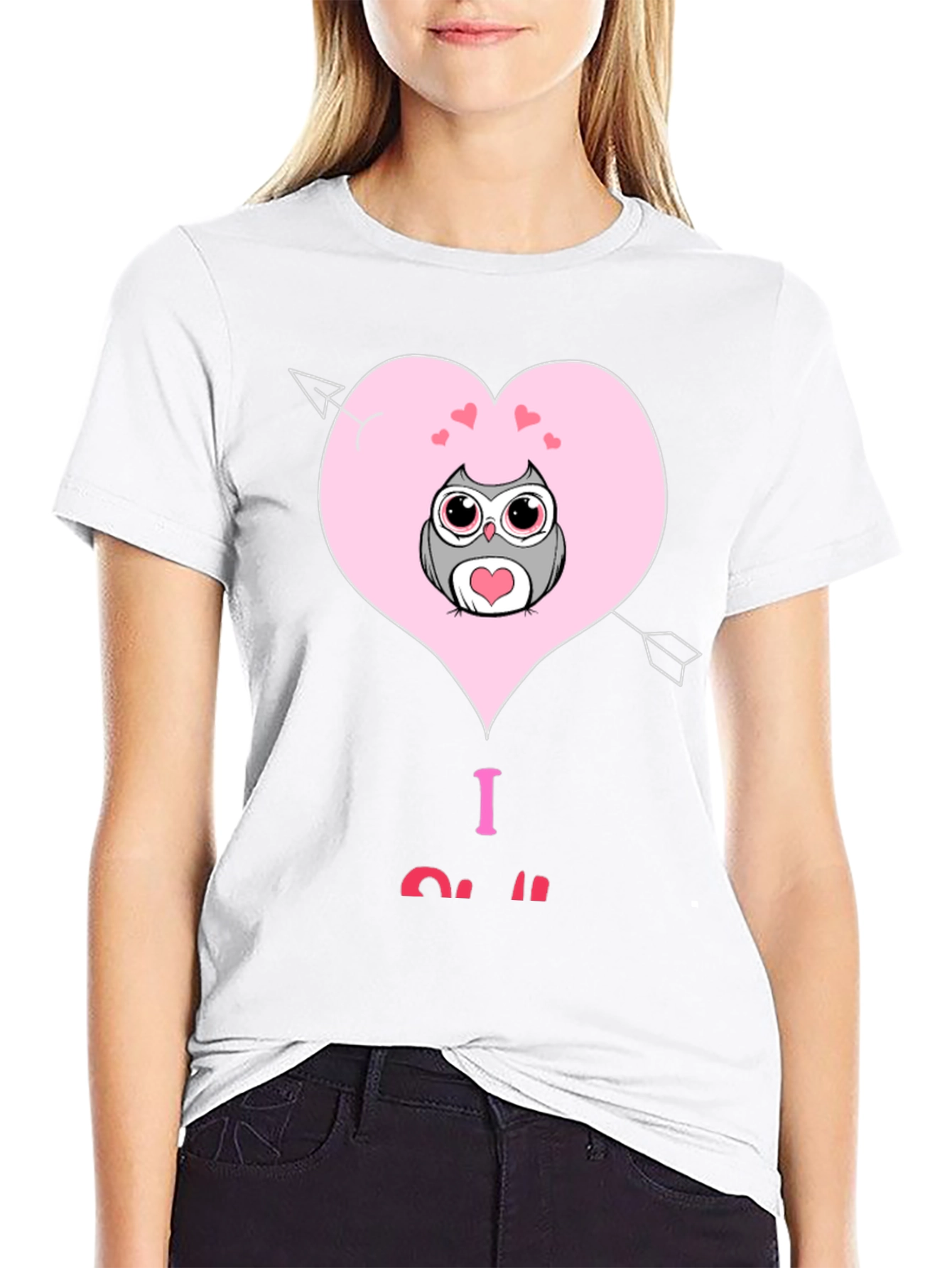 I Love Owl Valentines Day T-Shirt