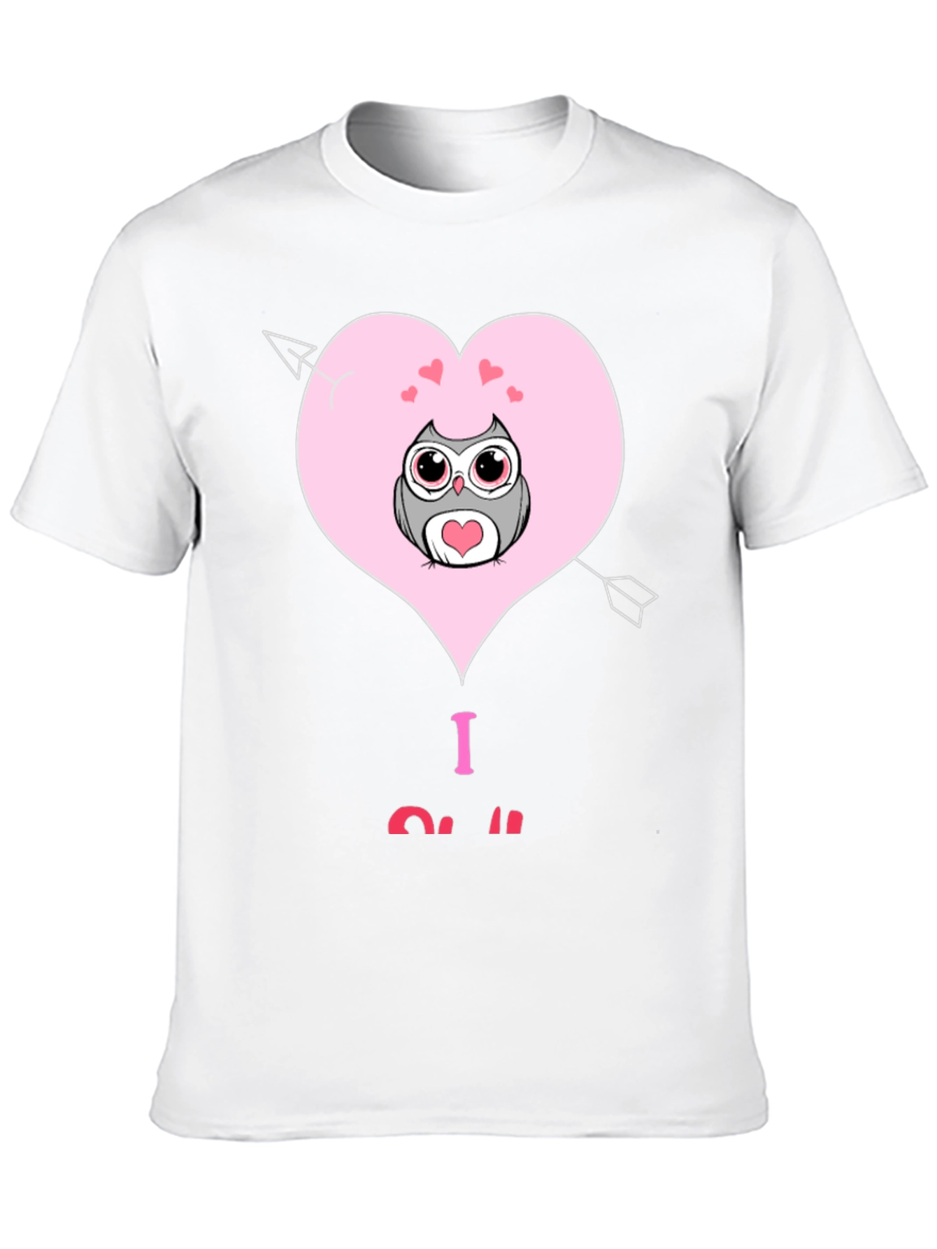 I Love Owl Valentines Day T-Shirt
