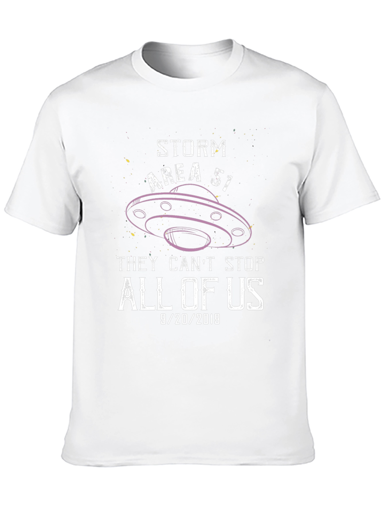Storm Area 51 Graphic Tee 9/20/2019 Black Cotton