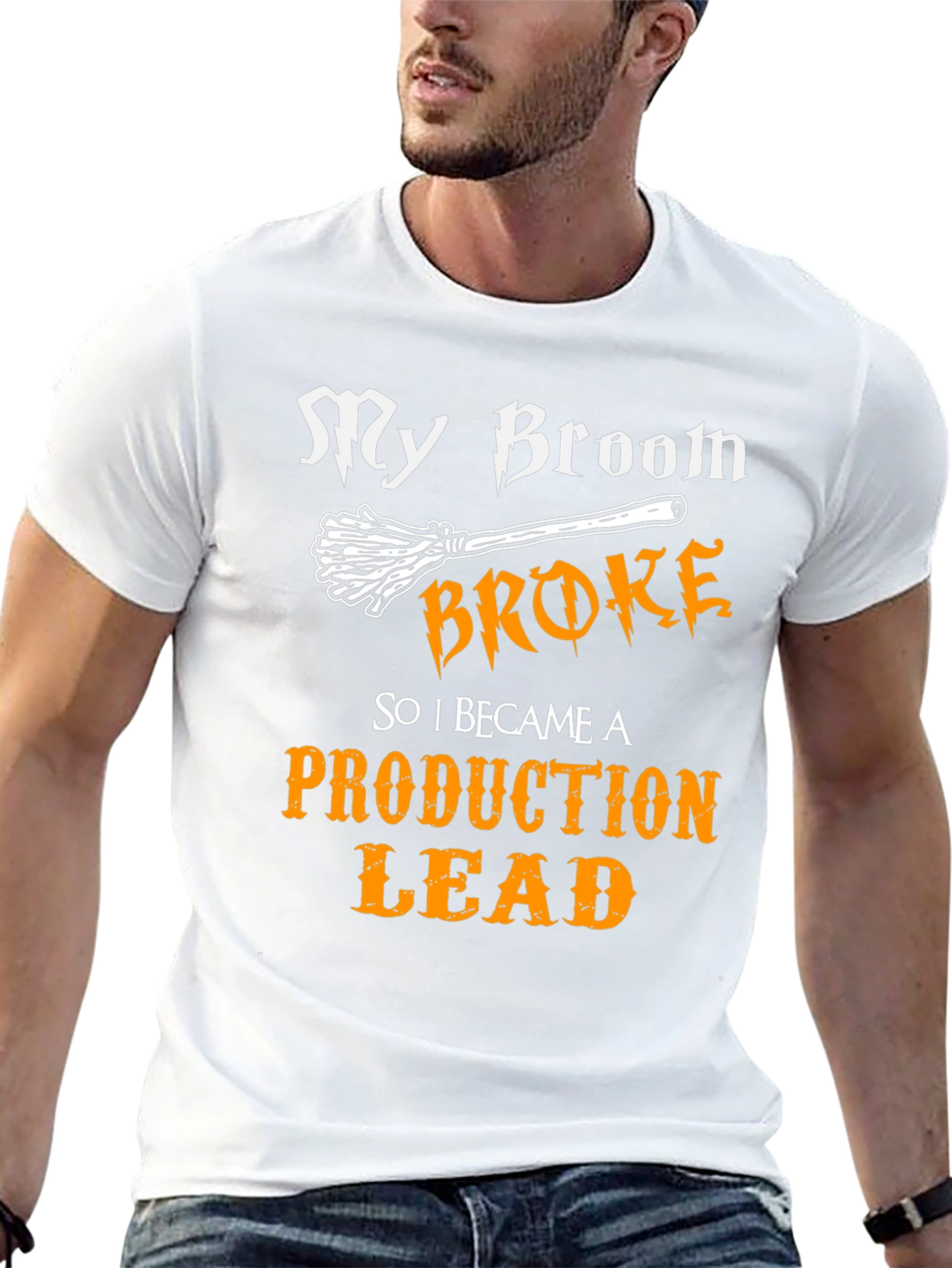 My Broom Broke Production Lead Graphic T-Shirt