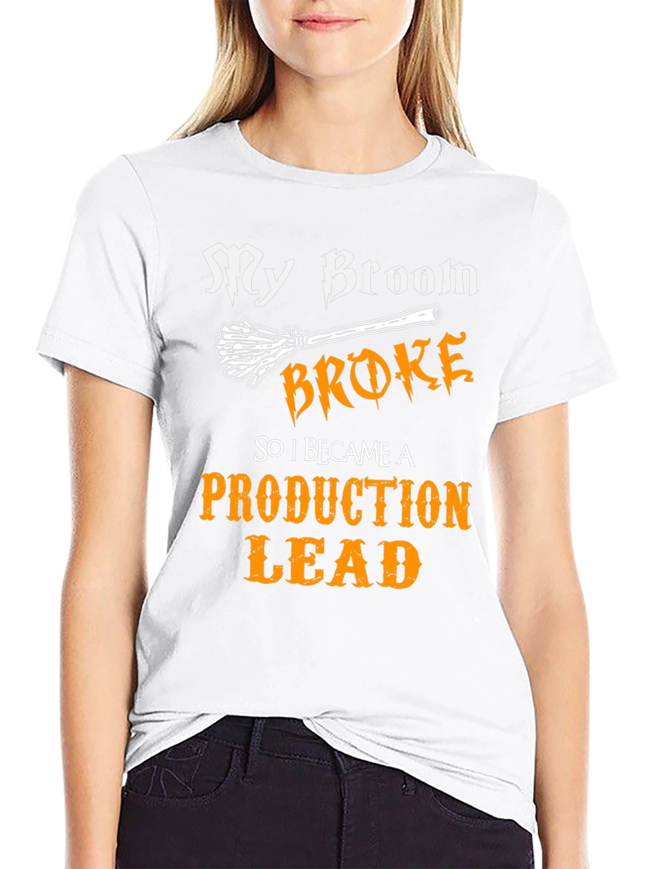 My Broom Broke Production Lead Graphic T-Shirt
