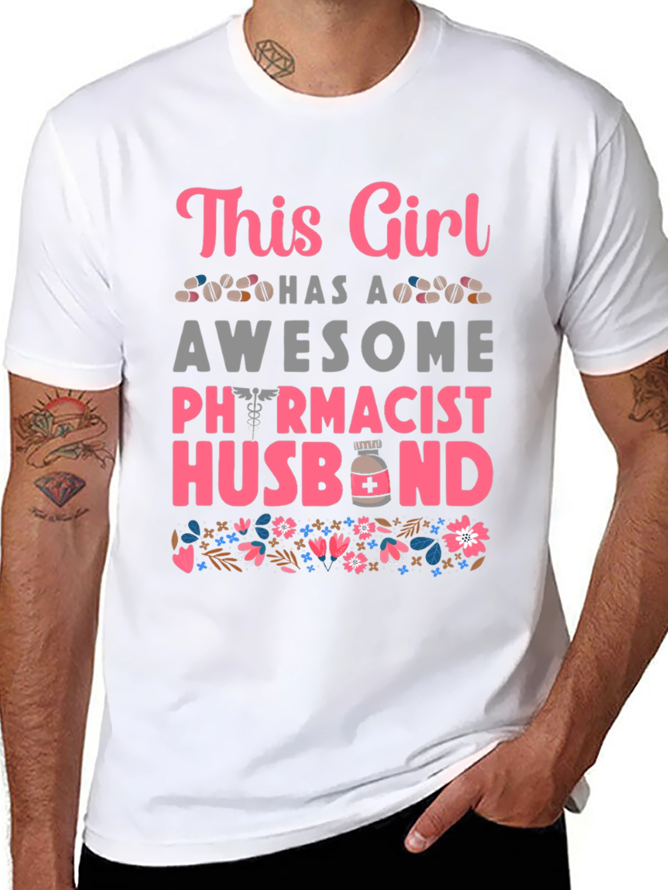 Pharmacist Husband T-Shirt