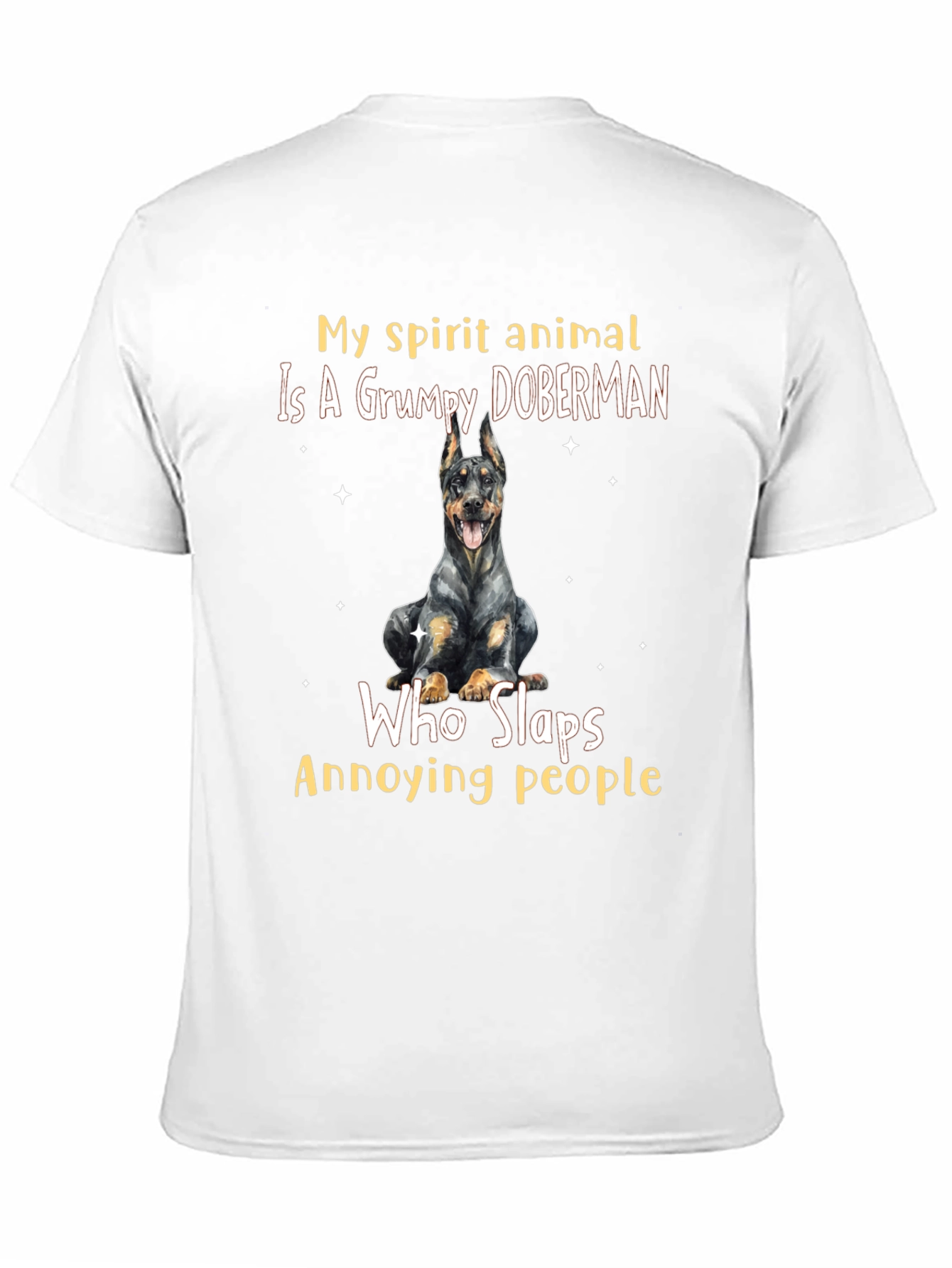Grumpy Doberman Spirit Animal T-Shirt