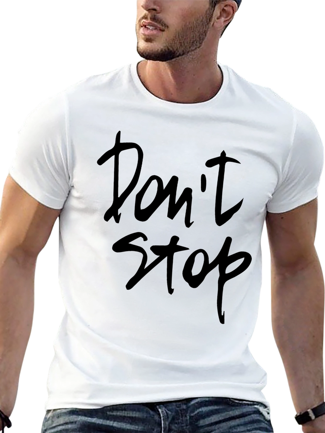Dont Stop Crew Neck T-Shirt