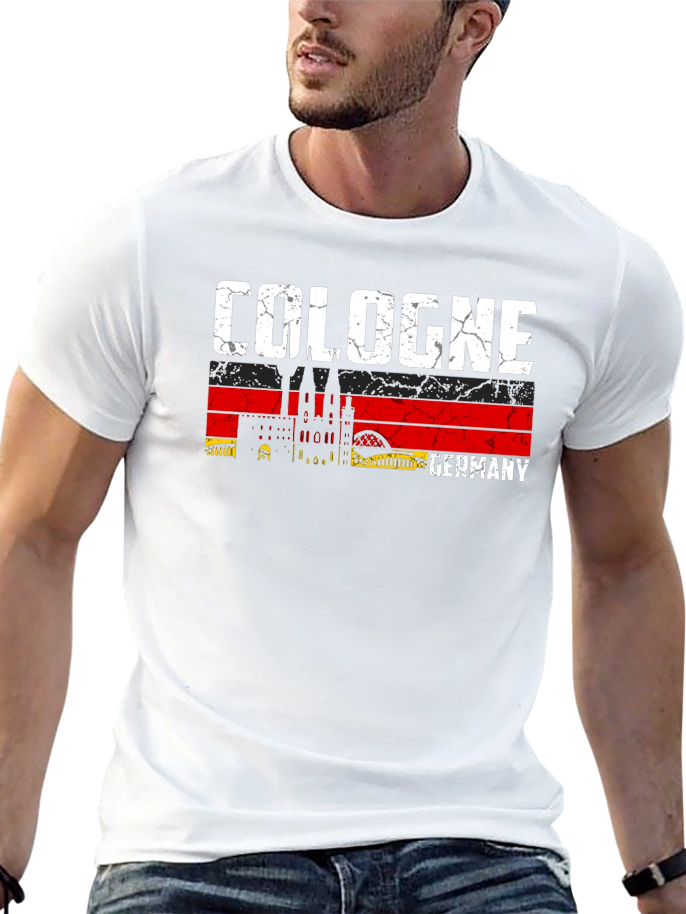 Cologne Germany T-Shirt City Skyline Graphic Tee