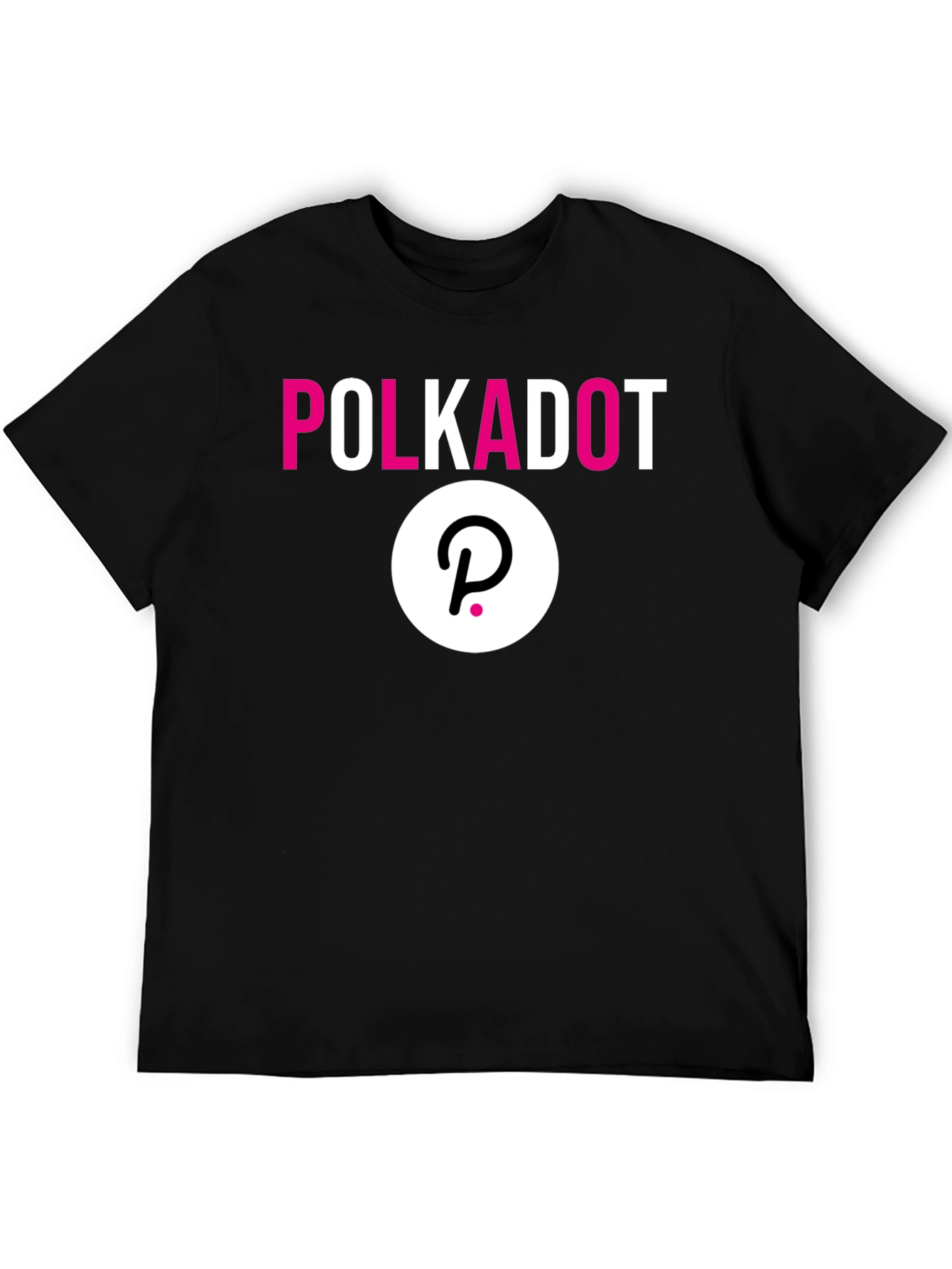Polkadot Crypto Black T-Shirt - Stylish Blockchain Apparel