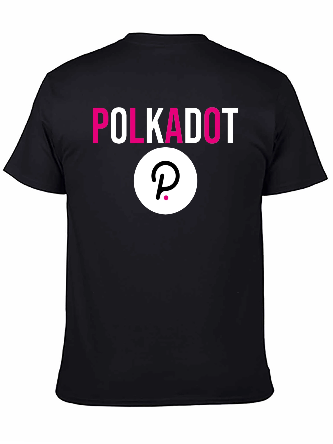 Polkadot Crypto Black T-Shirt - Stylish Blockchain Apparel
