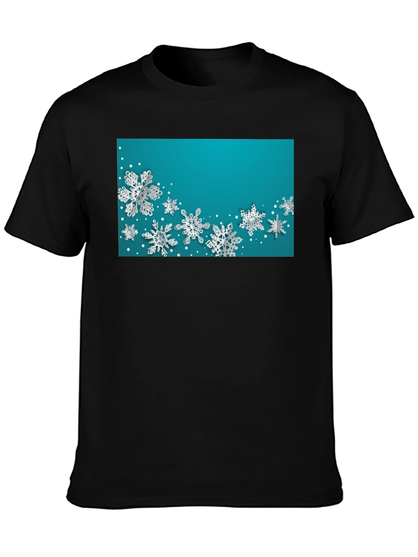 Snowflake Graphic Tee - Winter Holiday Style