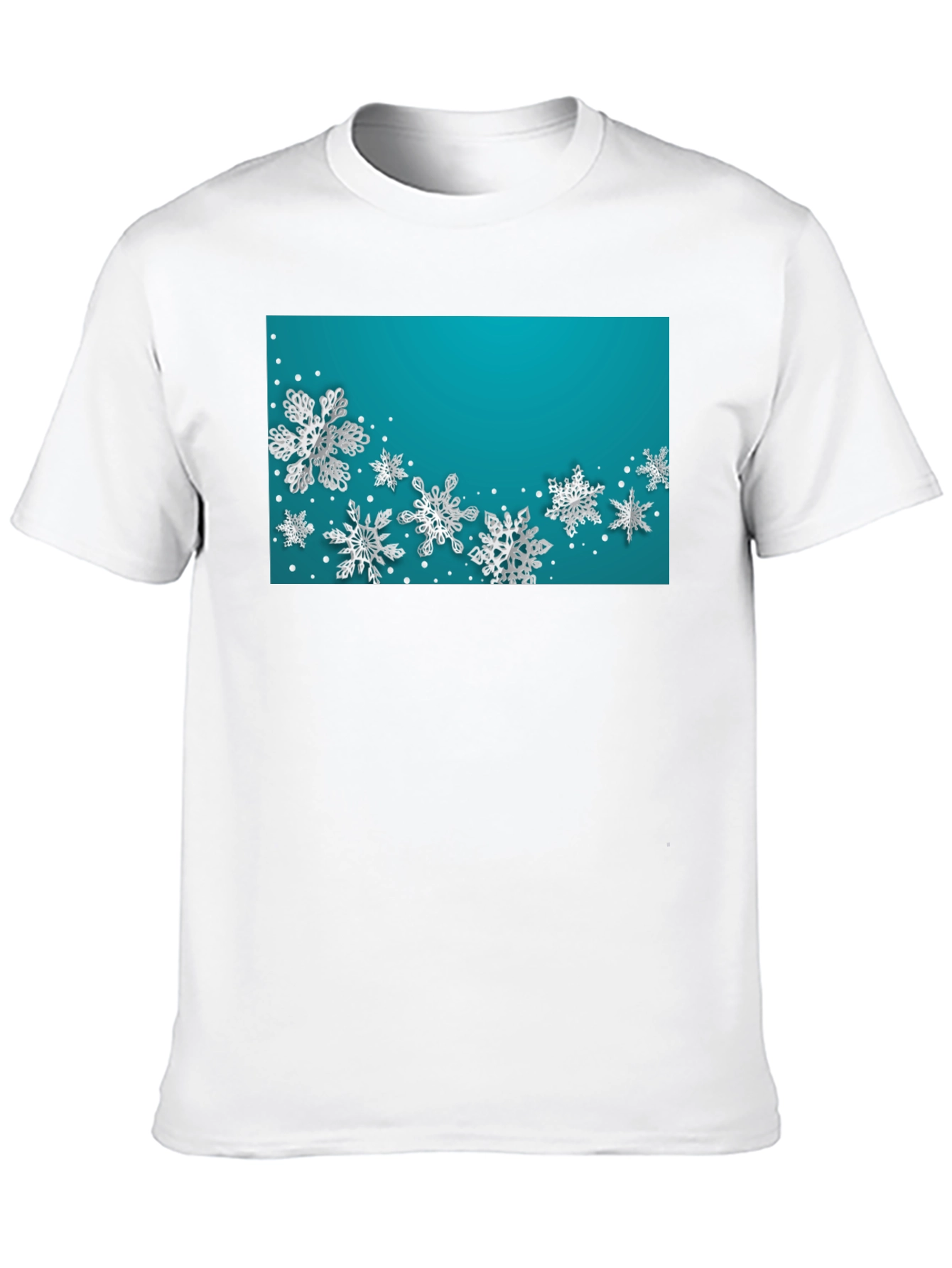 Snowflake Graphic Tee - Winter Holiday Style