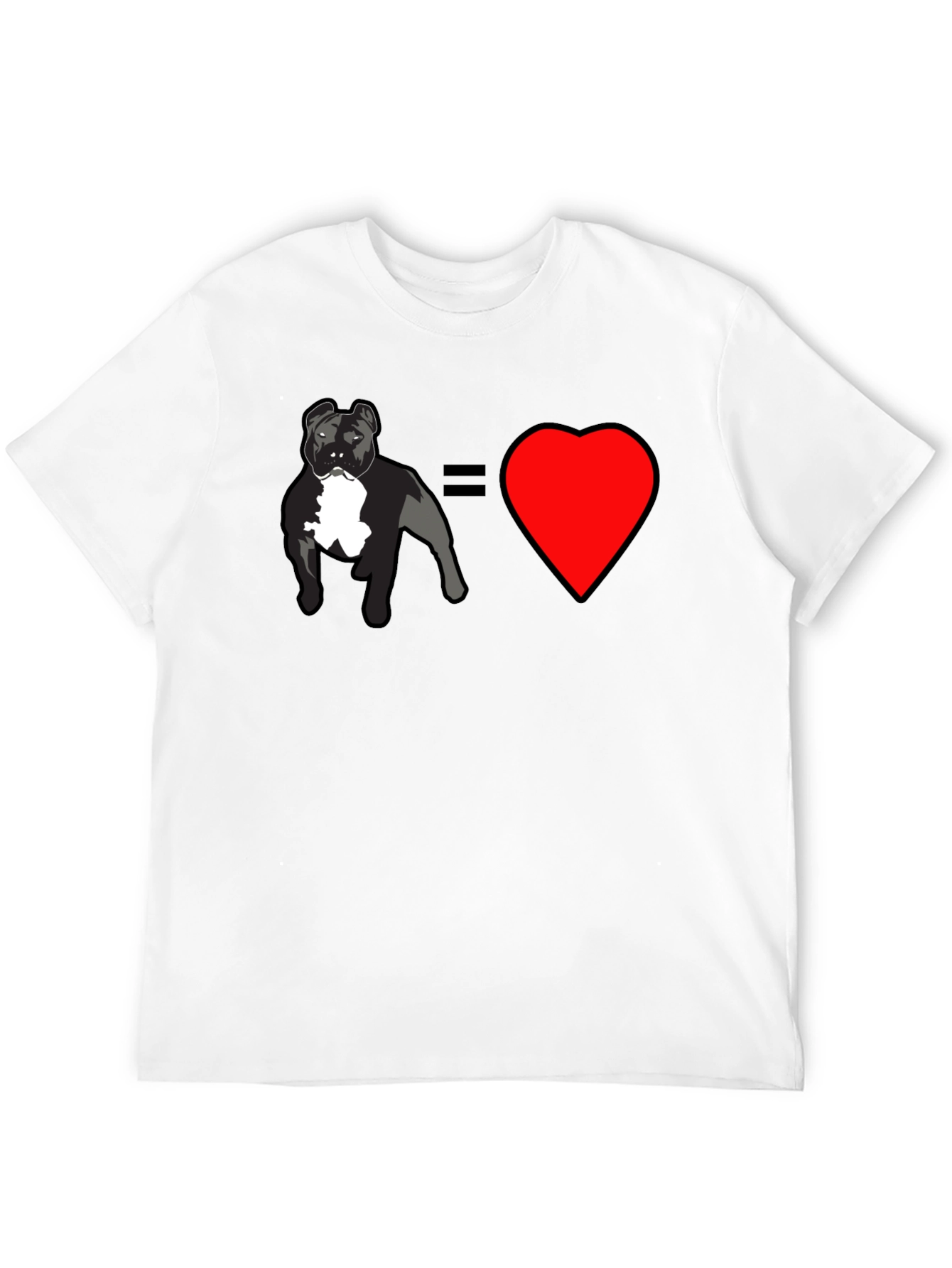 Dog Equals Love Graphic T-Shirt