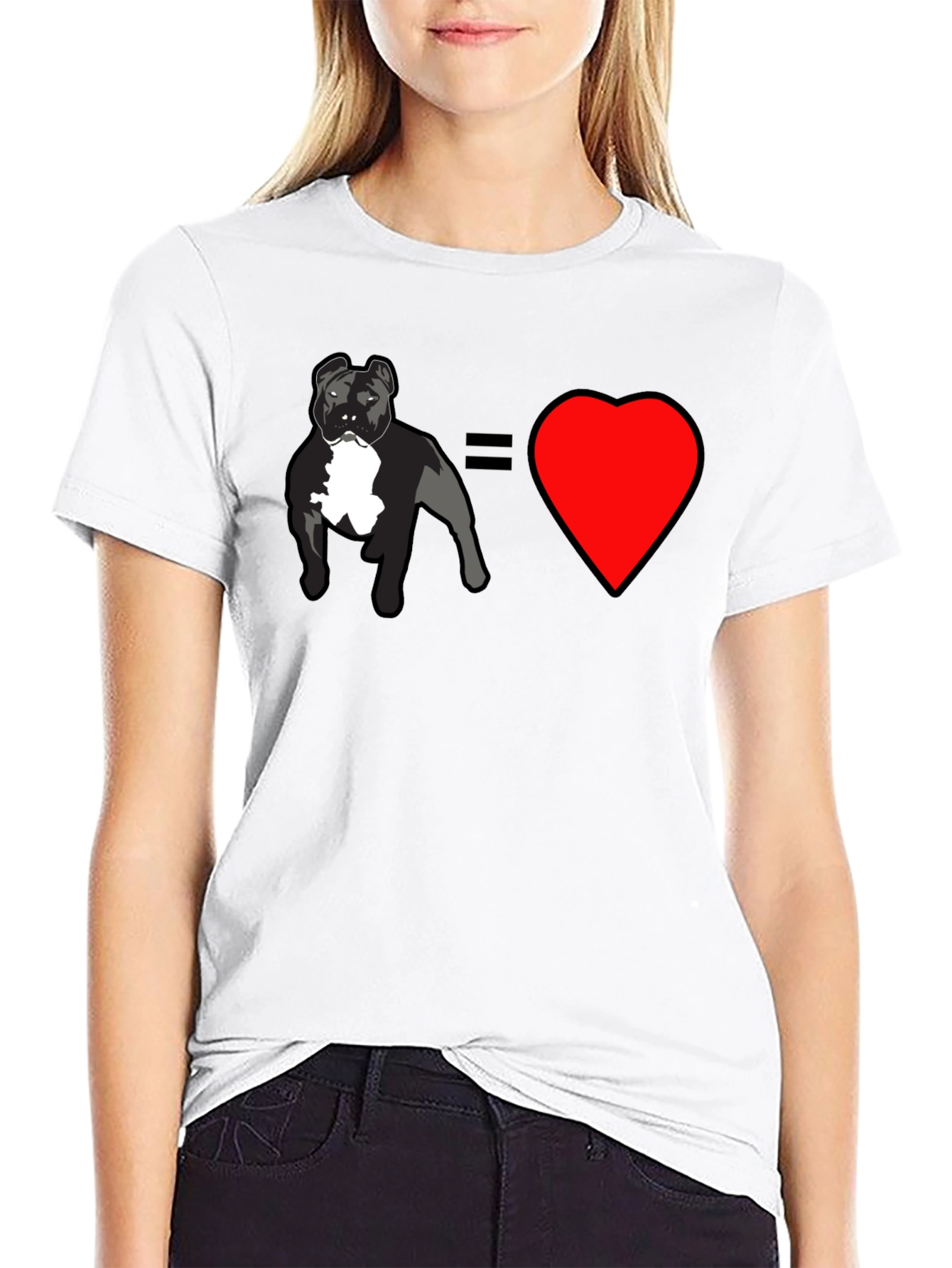 Dog Equals Love Graphic T-Shirt