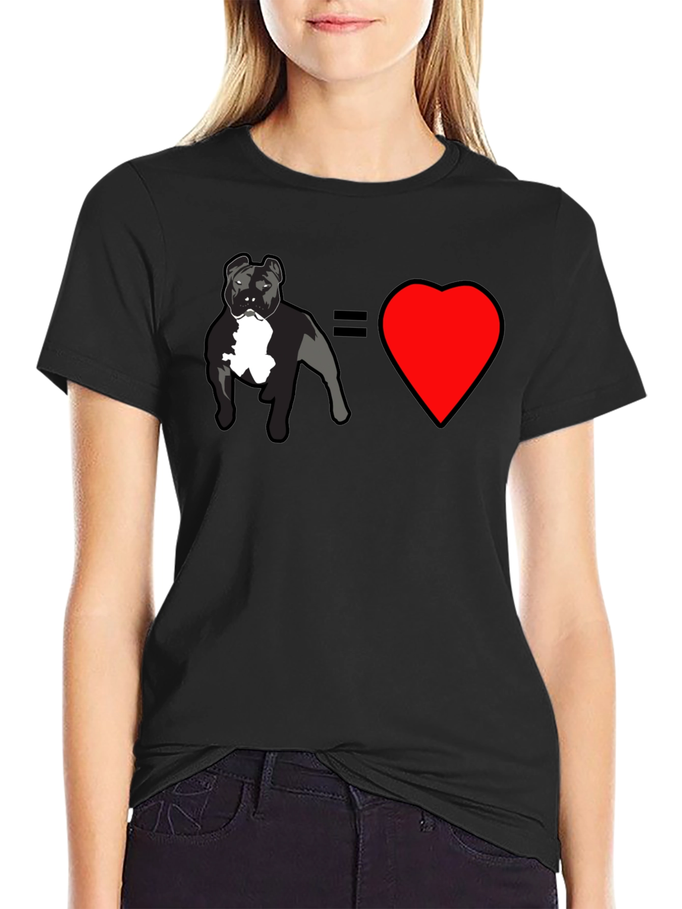 Dog Equals Love Graphic T-Shirt