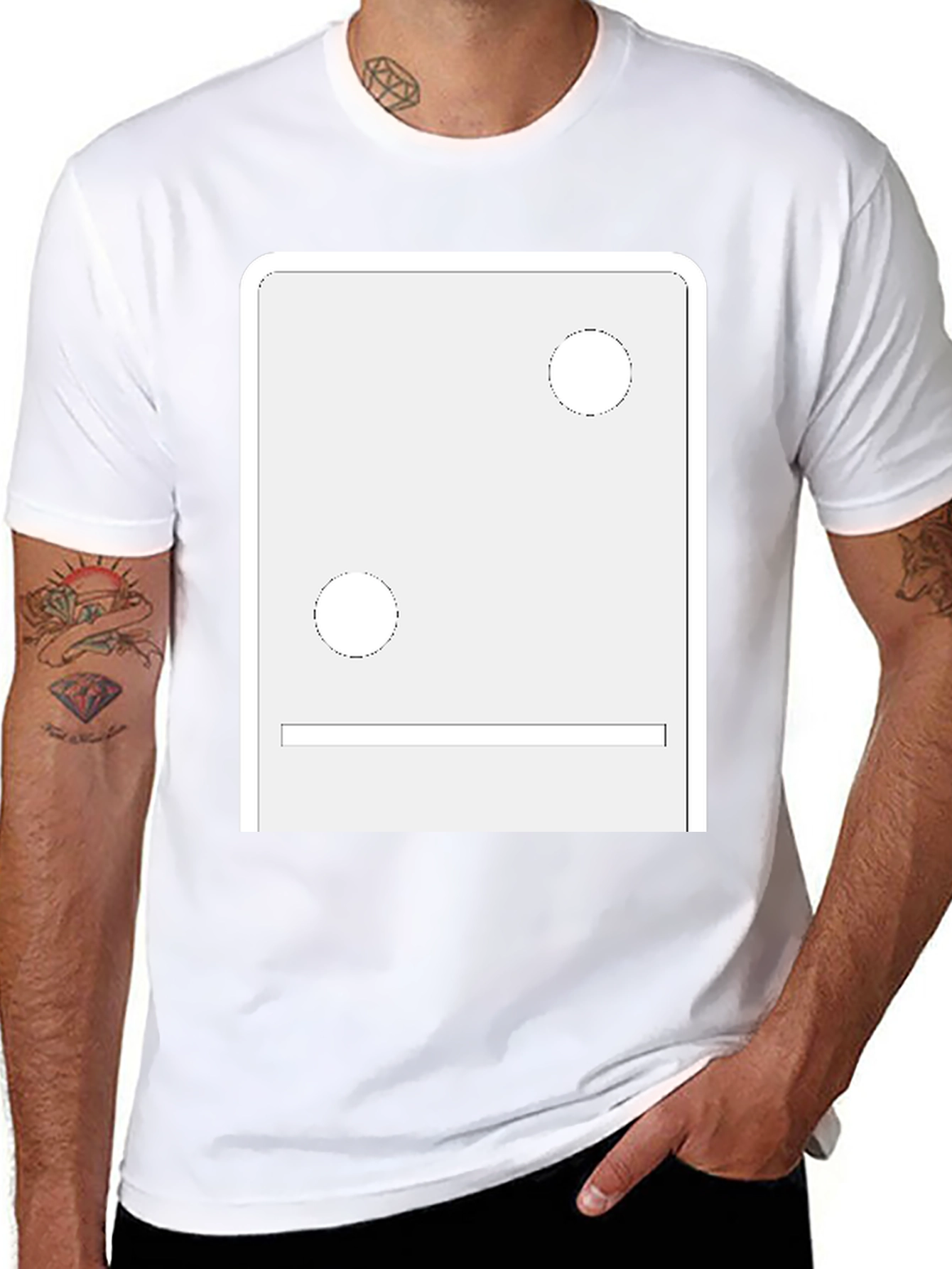 Dice Graphic T-Shirt - Classic Black Tee