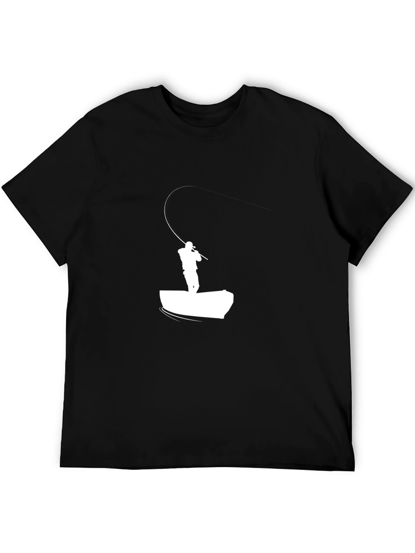 Fisherman T-Shirt: Fly Fishing Silhouette Tee