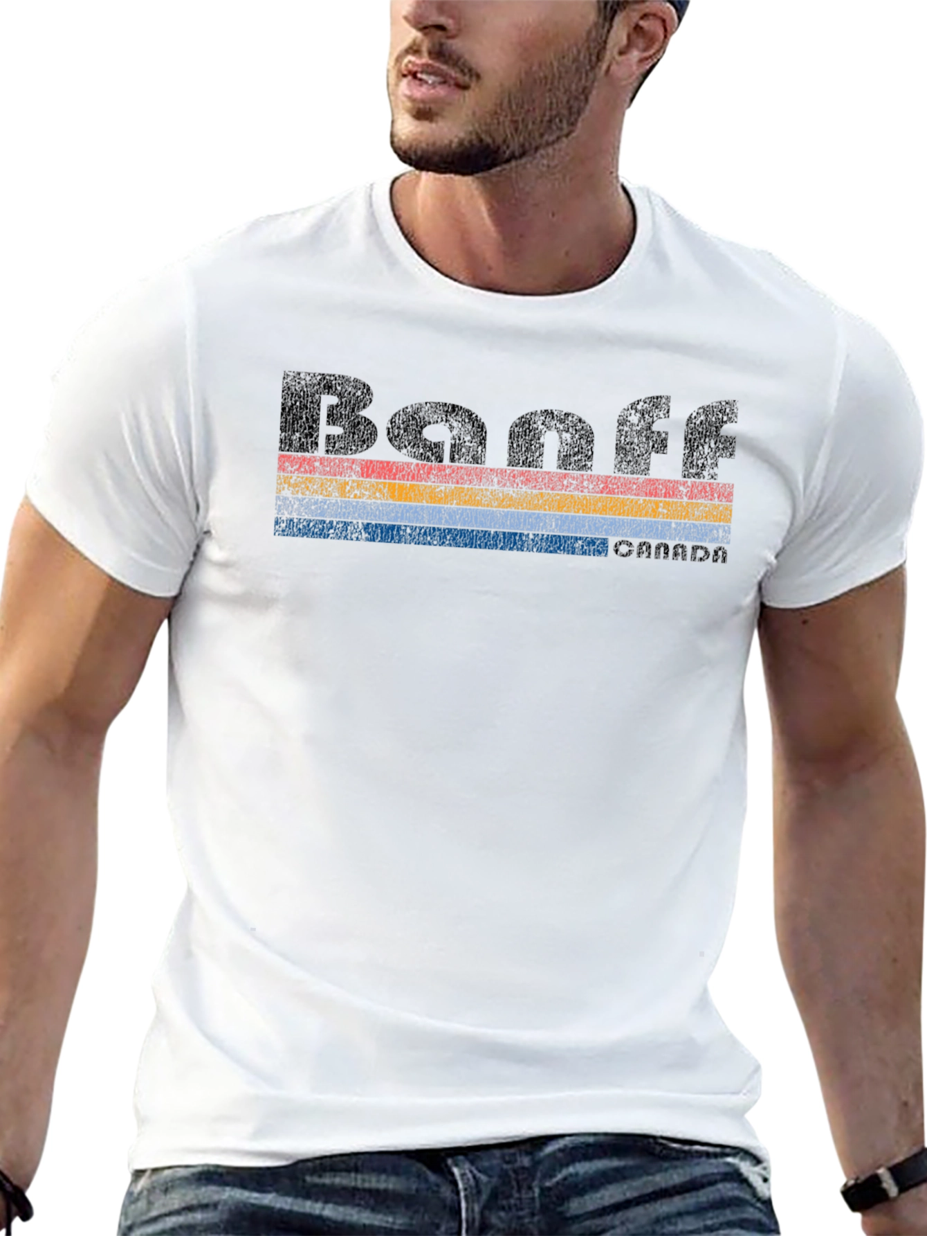 Retro Banff T-Shirt - Black