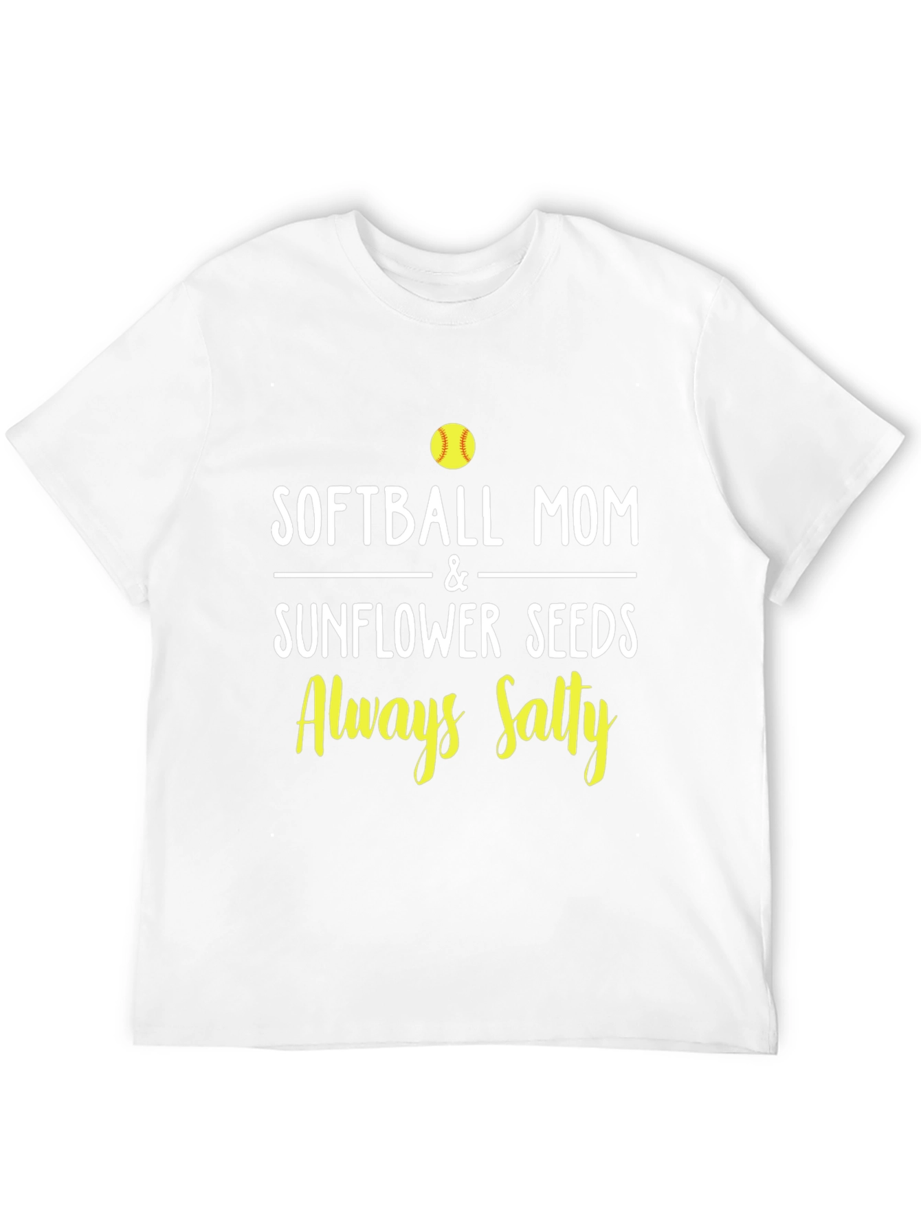 Softball Mom Always Salty Graphic Tee