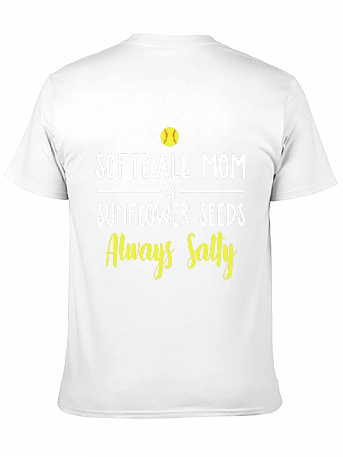 Softball Mom Always Salty Graphic Tee