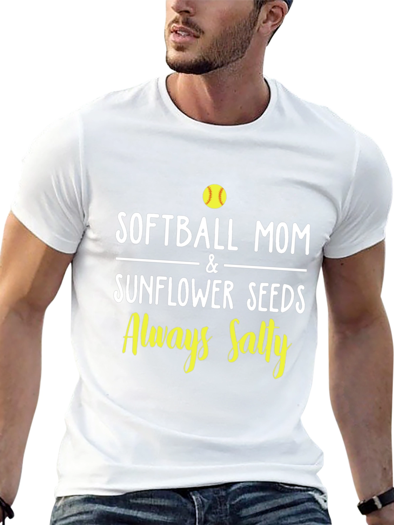 Softball Mom Always Salty Graphic Tee