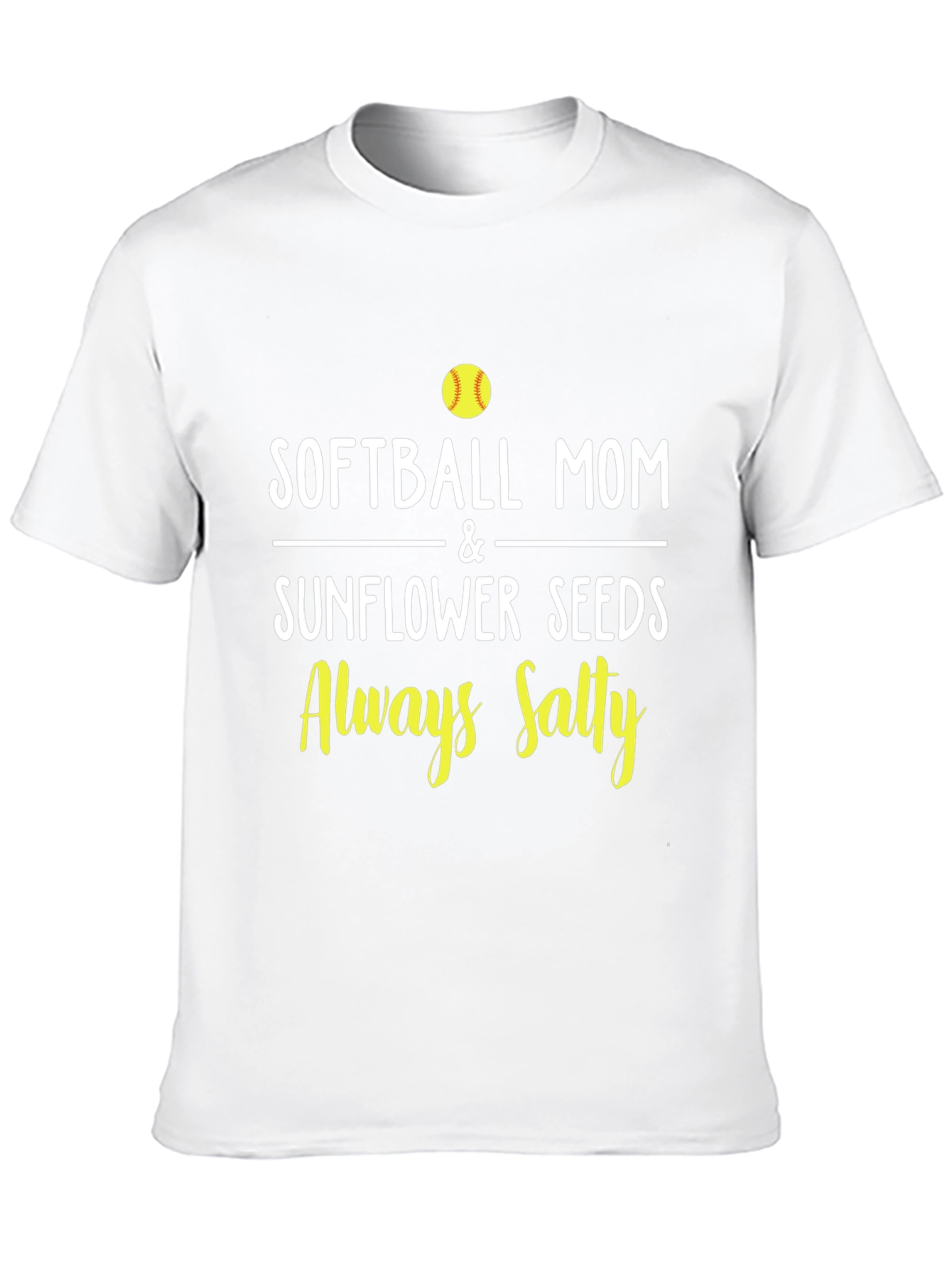 Softball Mom Always Salty Graphic Tee