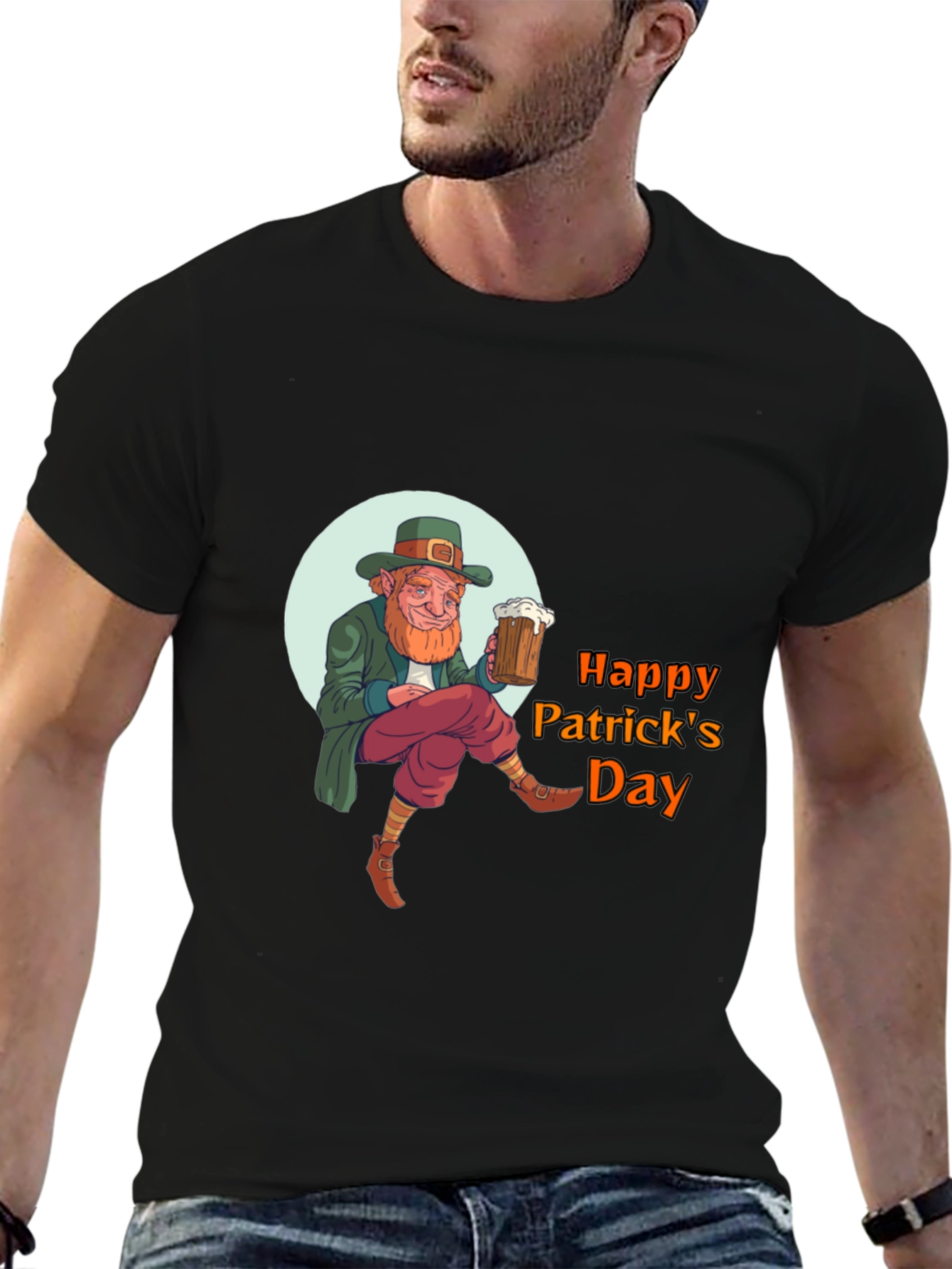 St. Patricks Day Leprechaun Graphic Tee