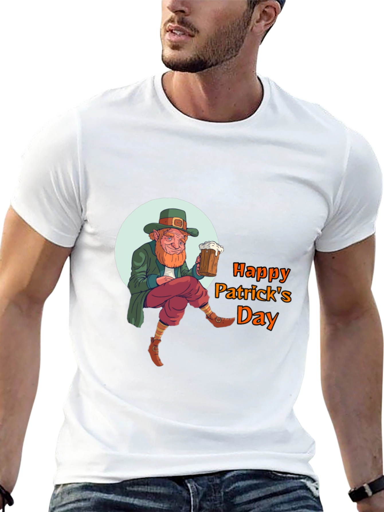 St. Patricks Day Leprechaun Graphic Tee