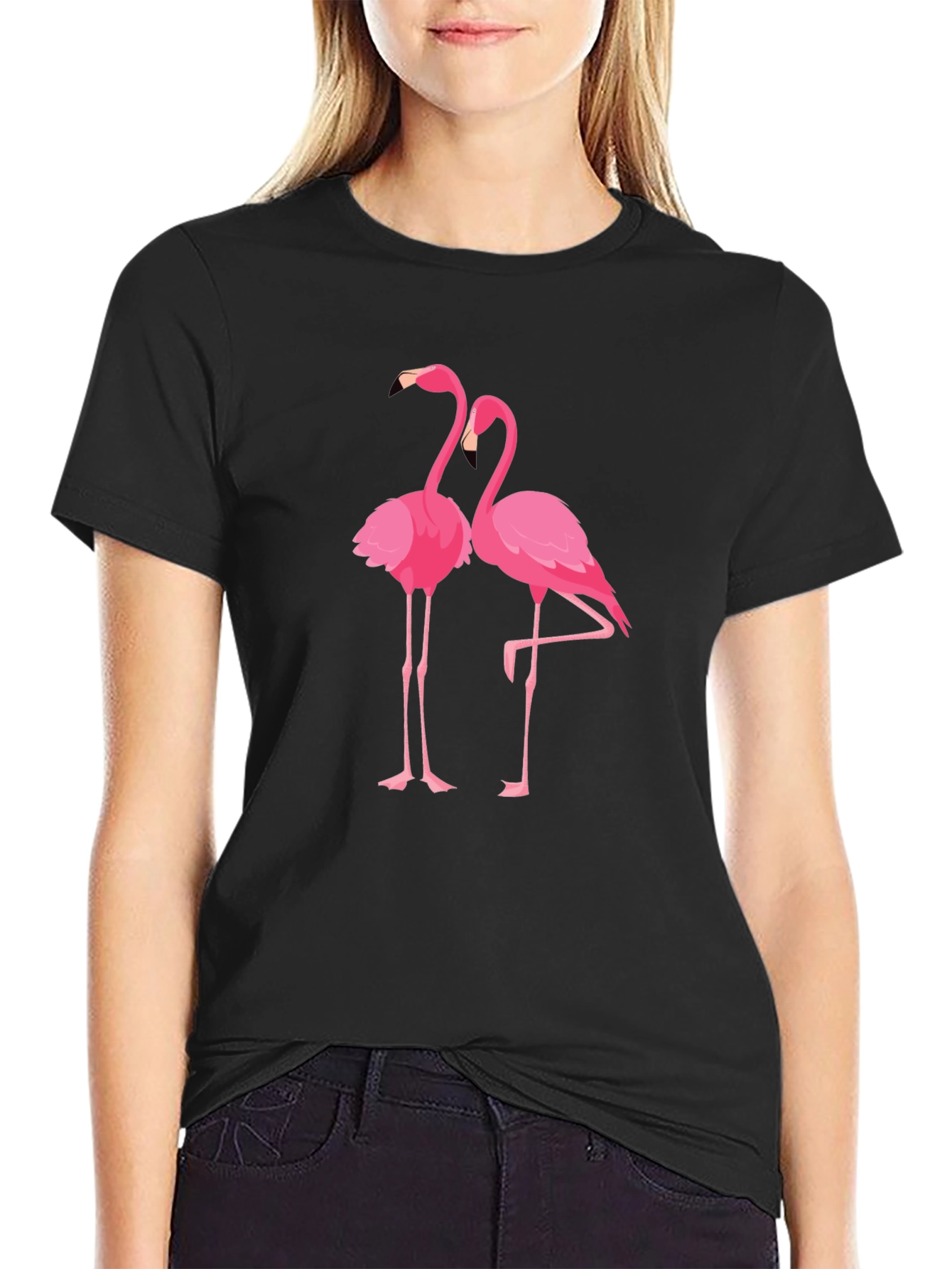 Black Flamingo Graphic Tee