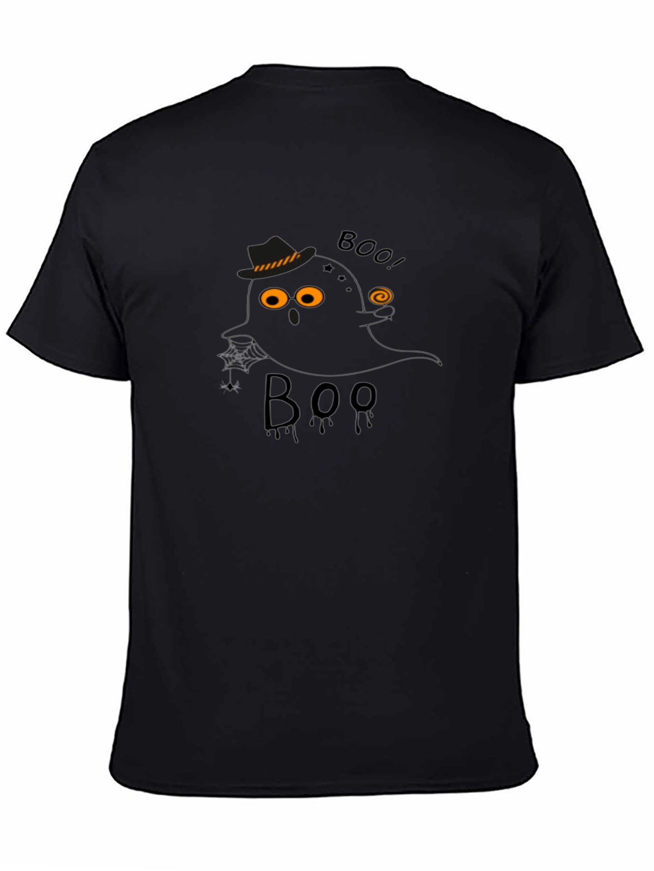 Halloween Ghost Boo Graphic T-Shirt