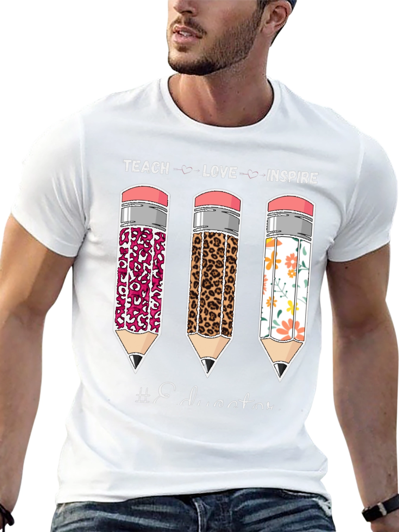 Teach Love Inspire Educator T-Shirt