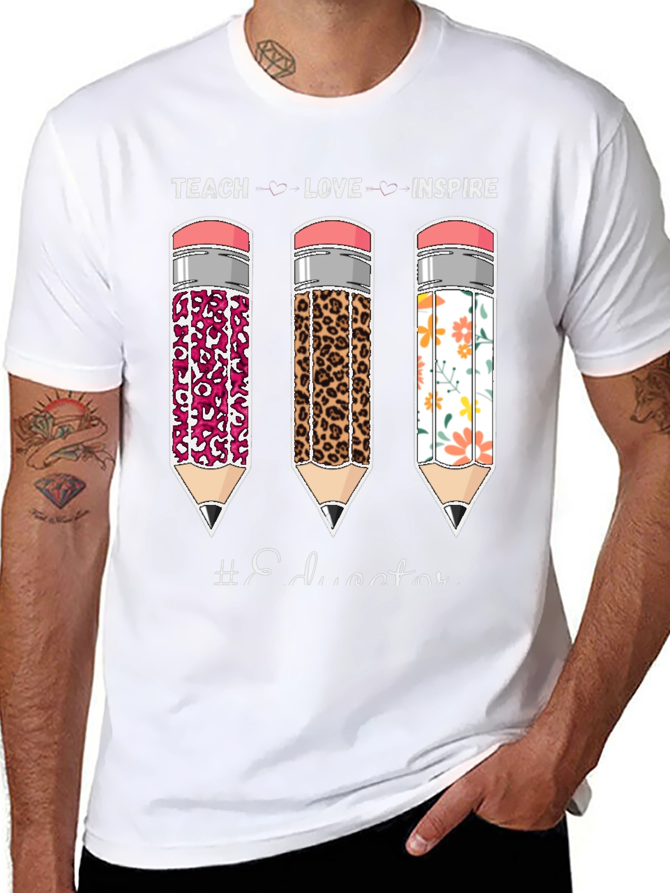 Teach Love Inspire Educator T-Shirt