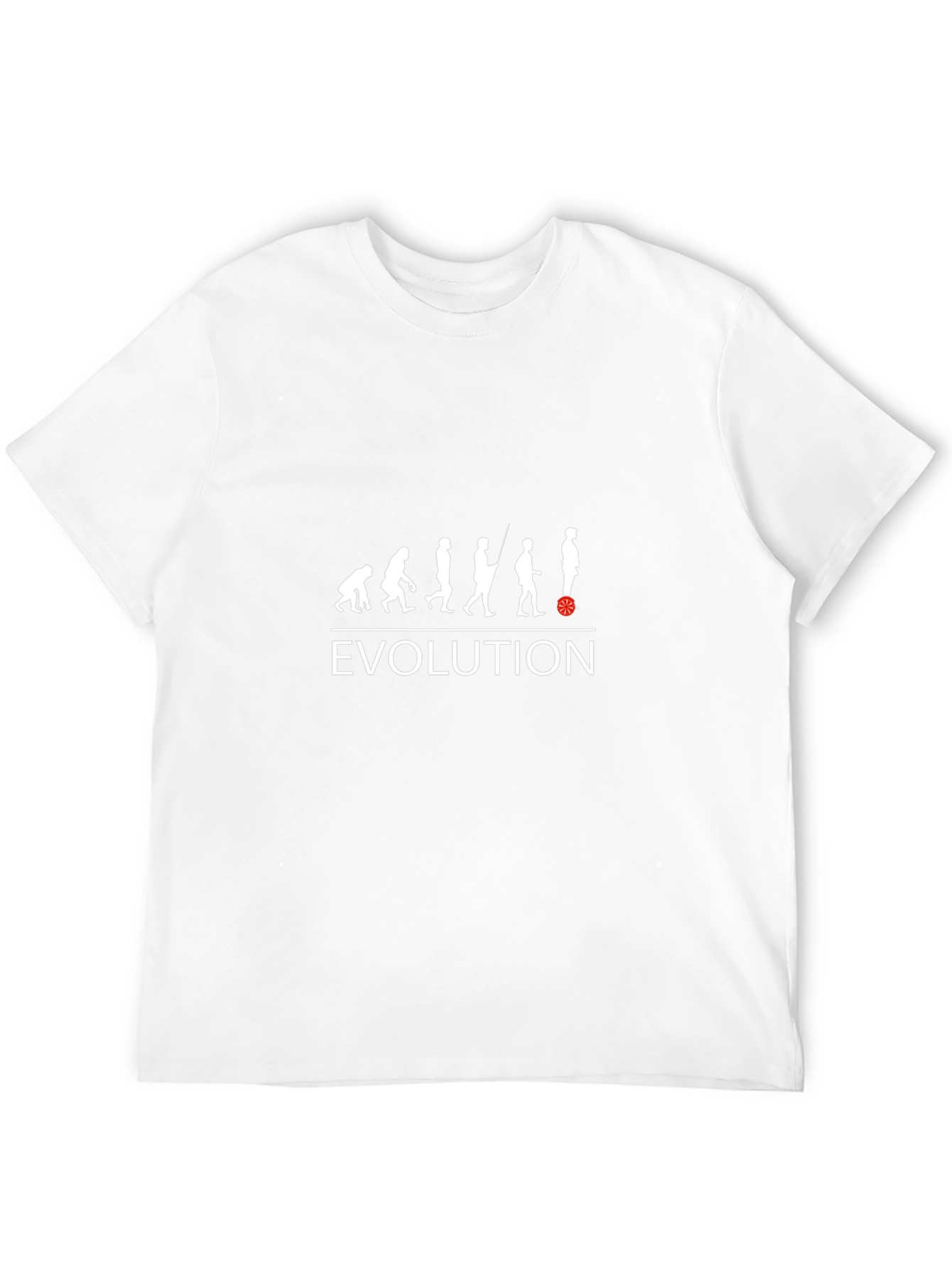 Evolution Unicycle T-Shirt - Black Graphic Tee